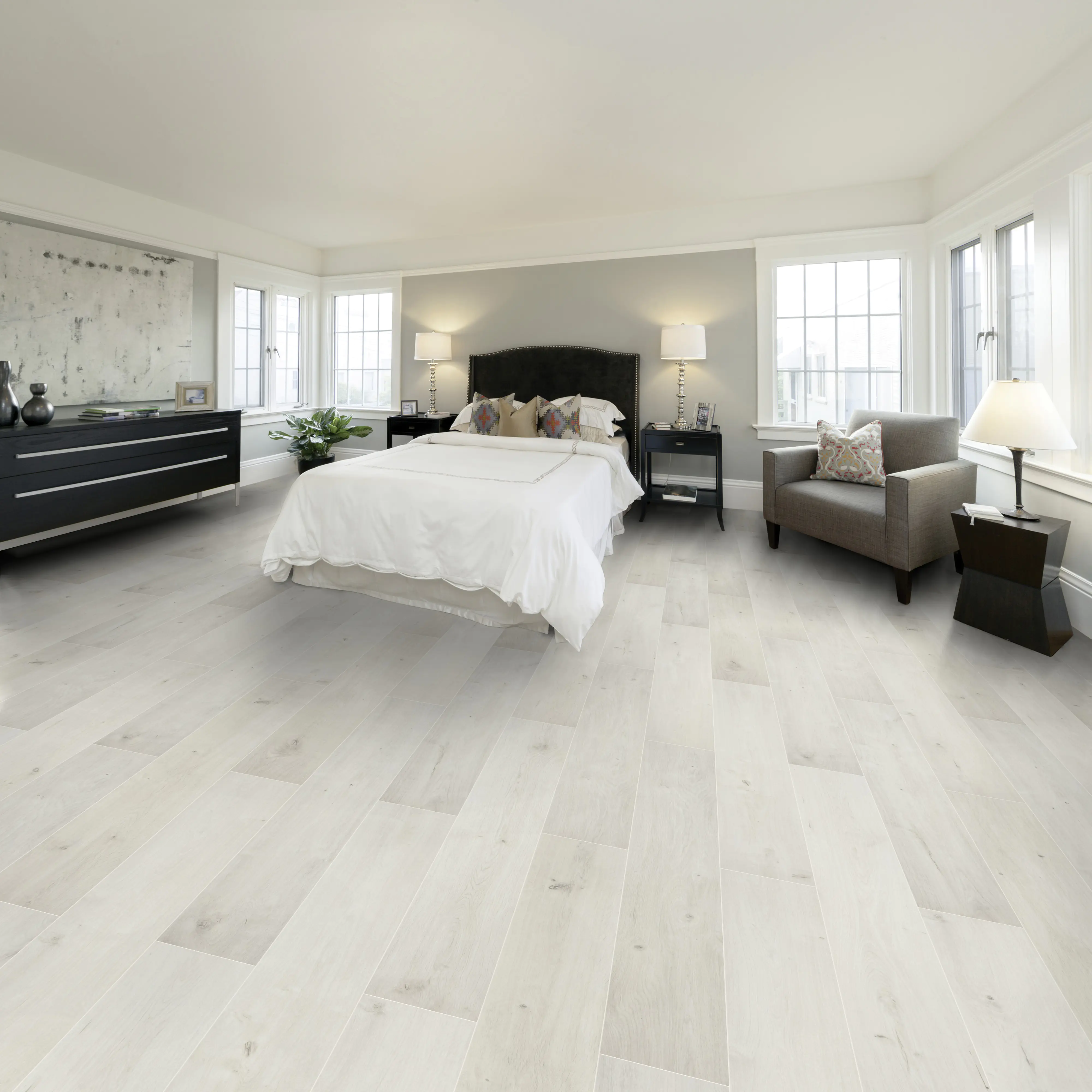 Classen Laminat Megaloc Aquaprotect 128,5 x 19,2 cm 8 mm Oak white mix