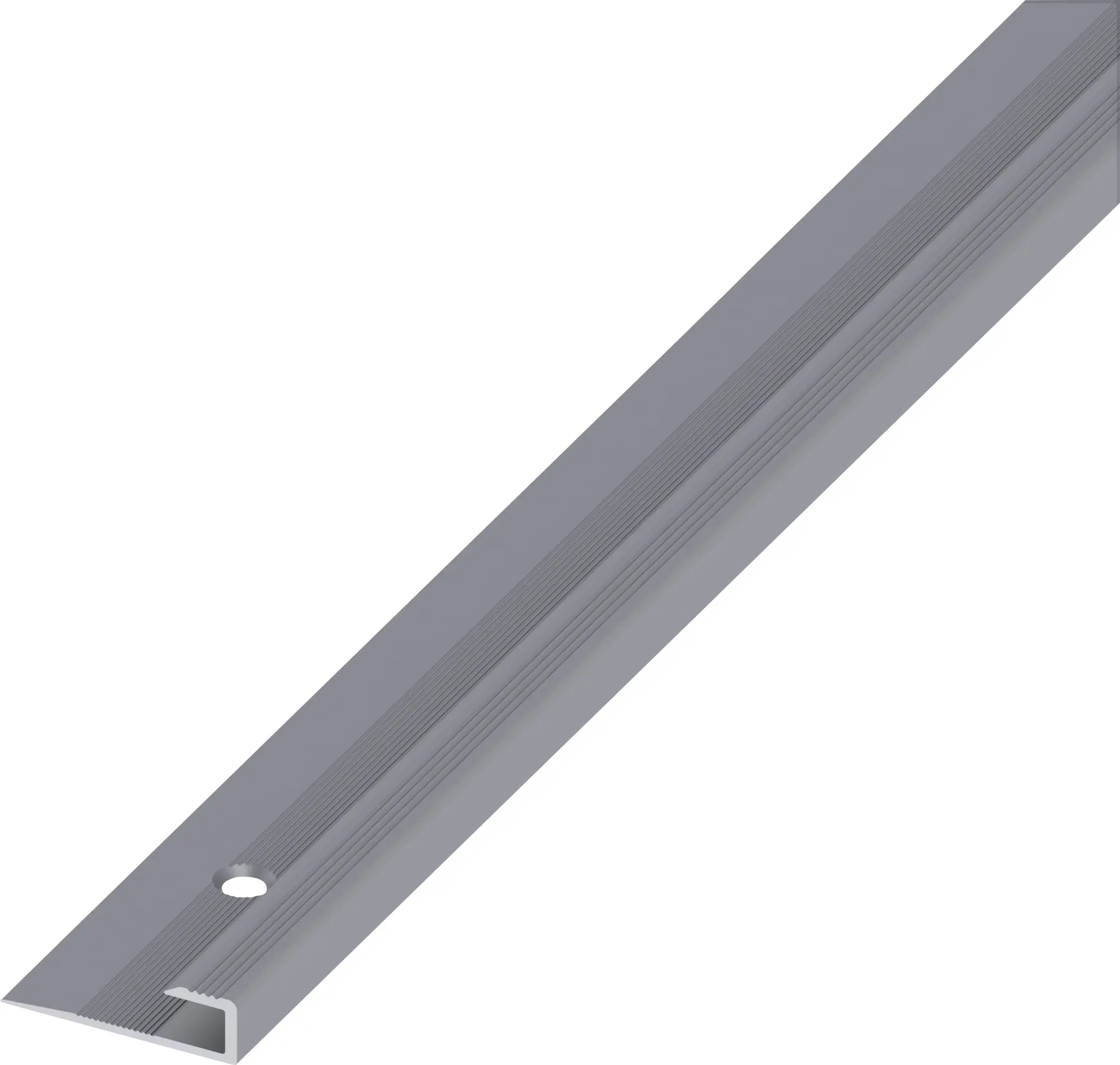 alfer Einfass-Profil 1 m, 26 x 5 mm Aluminium eloxiert dunkelgrau