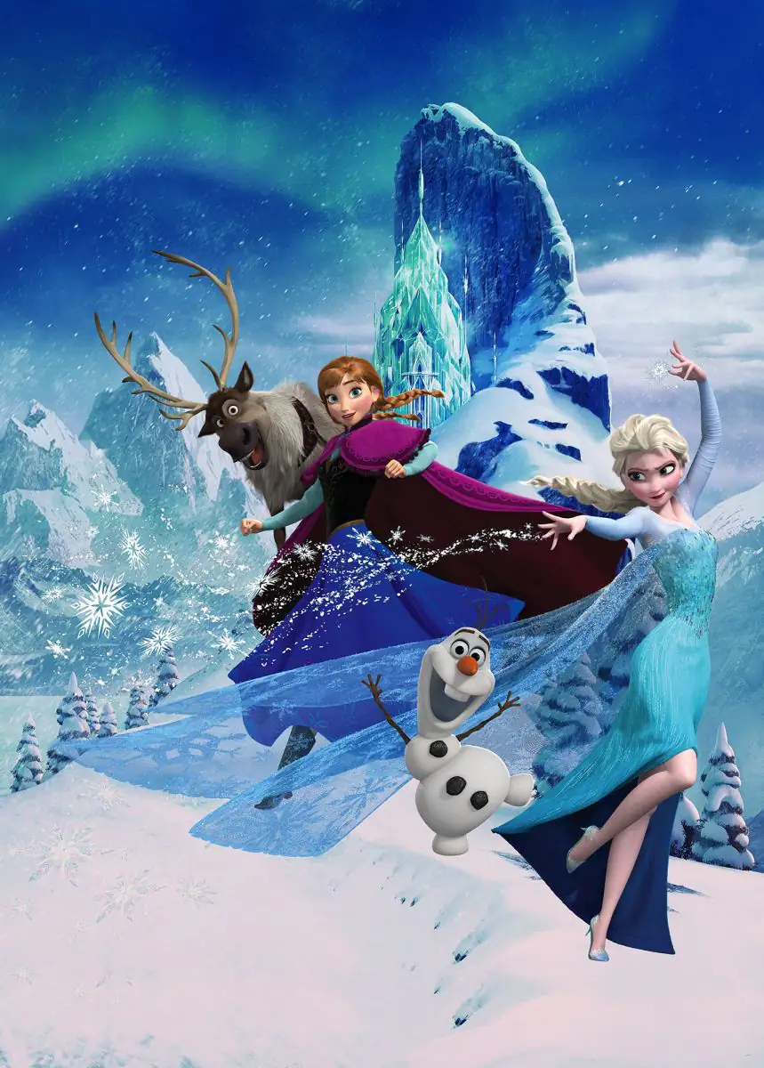 Komar Vlies Fototapete Frozen Elsas Magic 200 x 280 cm 