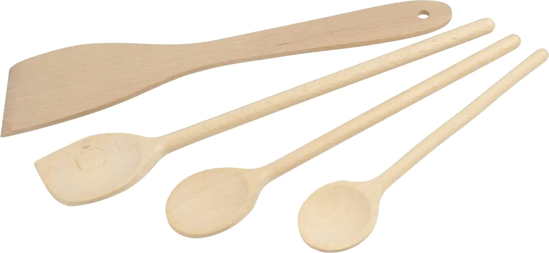 Fackelmann Holzlöffel Pfannenwender Set