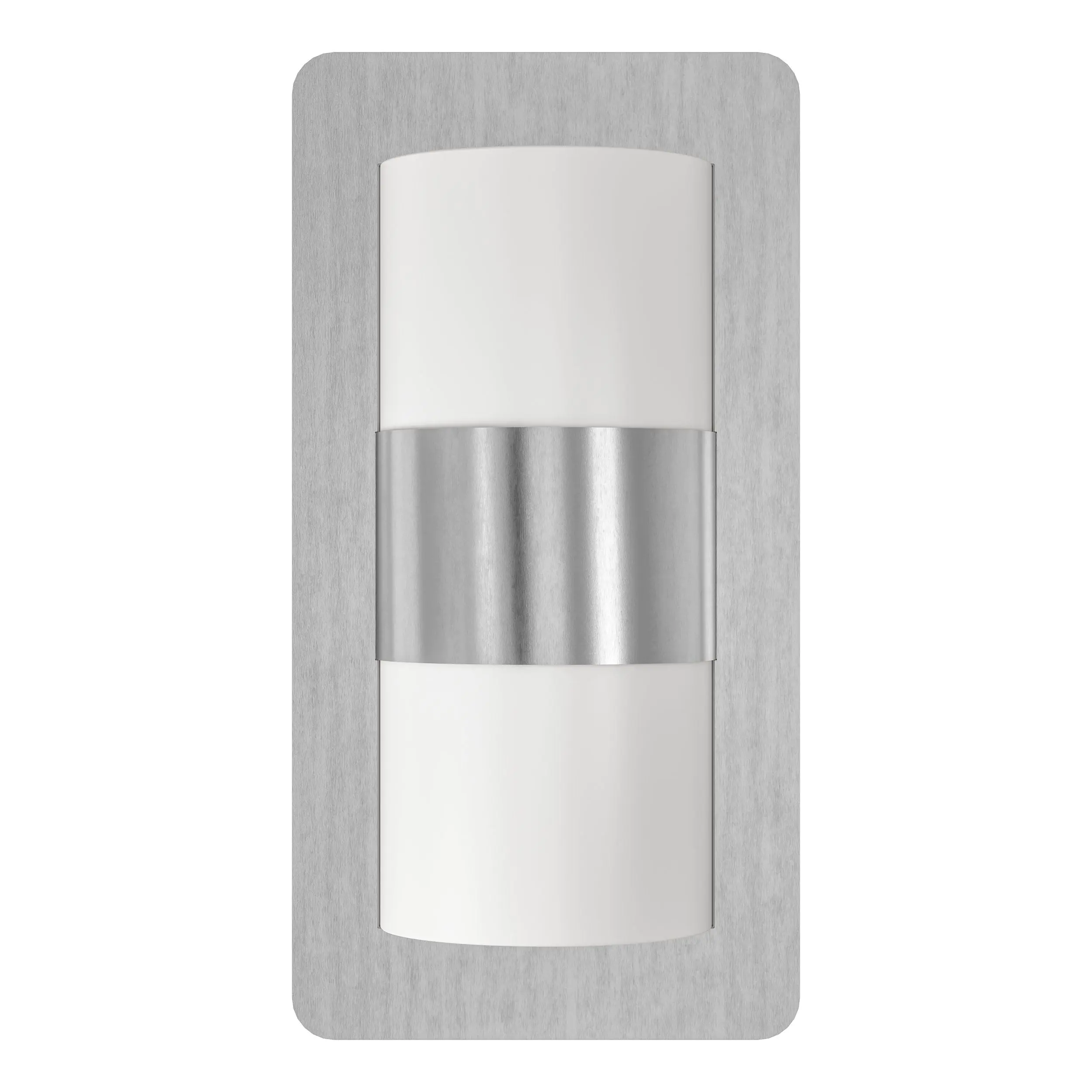 Eglo Außen-Wandleuchte Cistierna E27 edelstahl/weiß Up- & Downlight