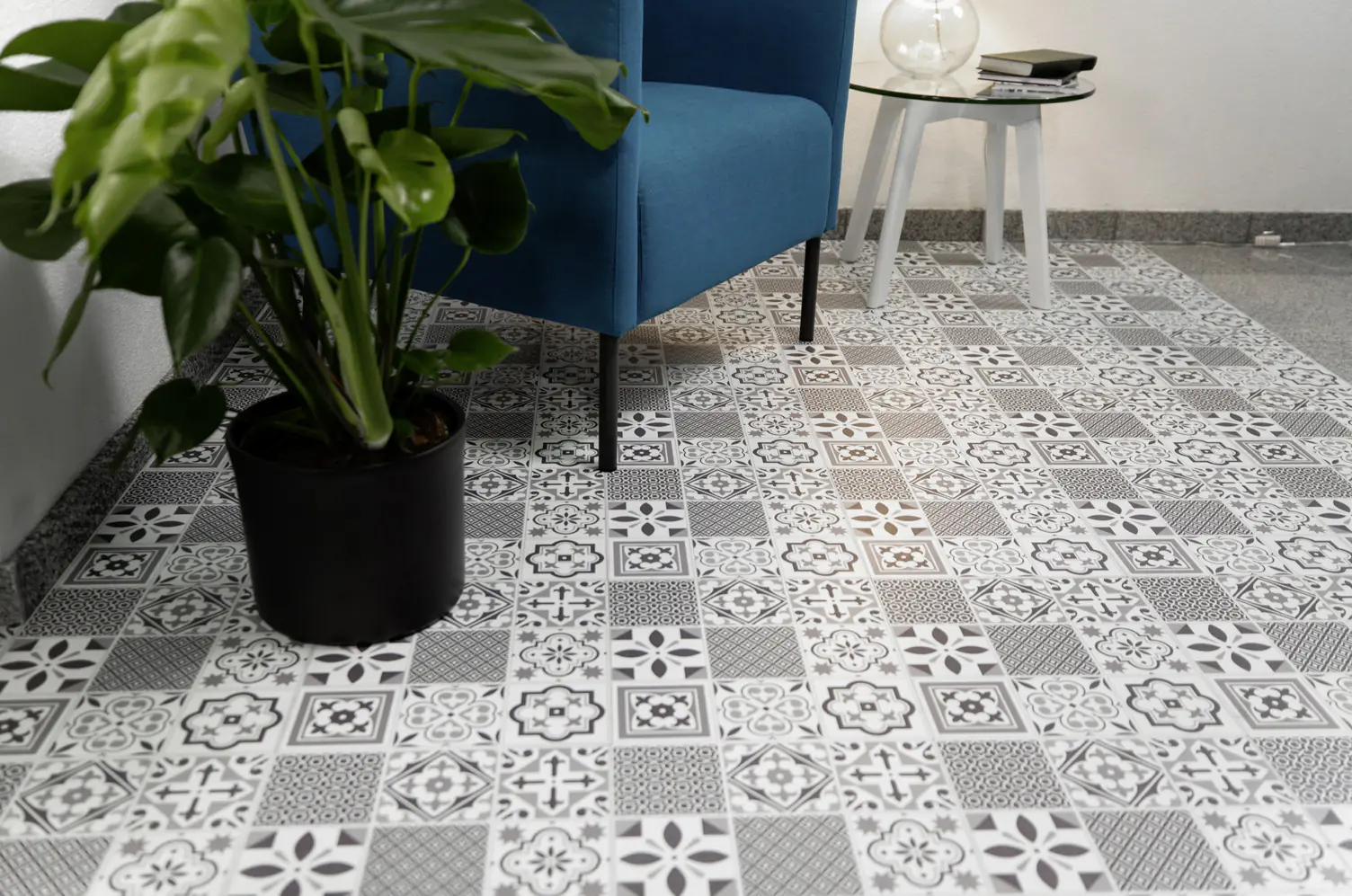 d-c-fix Bodenfliesen selbstklebend Oriental Tiles im 11er Set 30,5 cm x 30,5 cm
