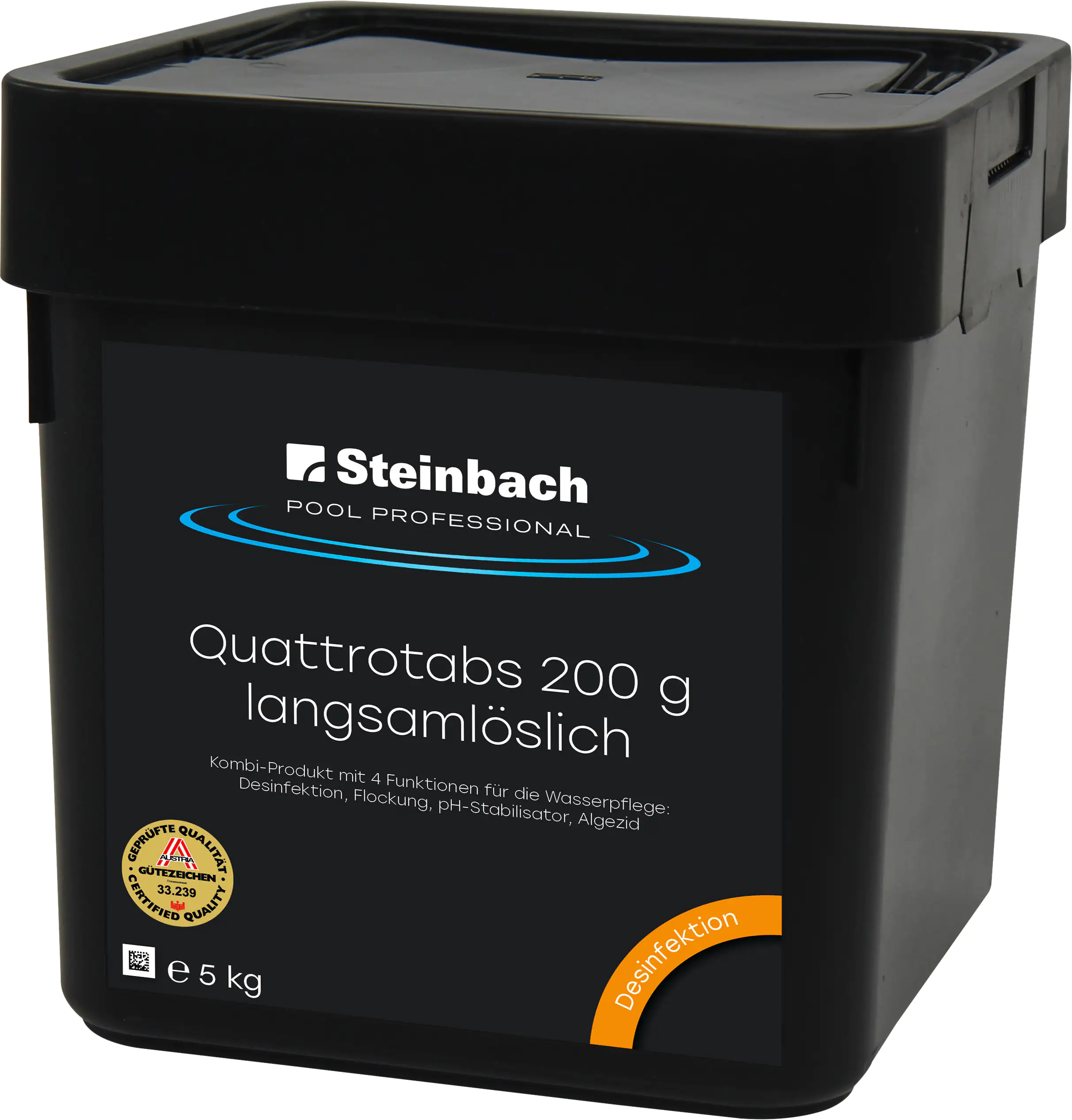 Steinbach Pool Professional Quattrotabs 200g organisch 5 kg