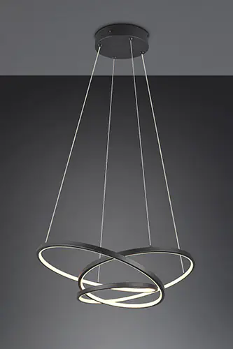 Trio Leuchten LED Pendelleuchte Darvin 34W warmweiß-neutralweiß