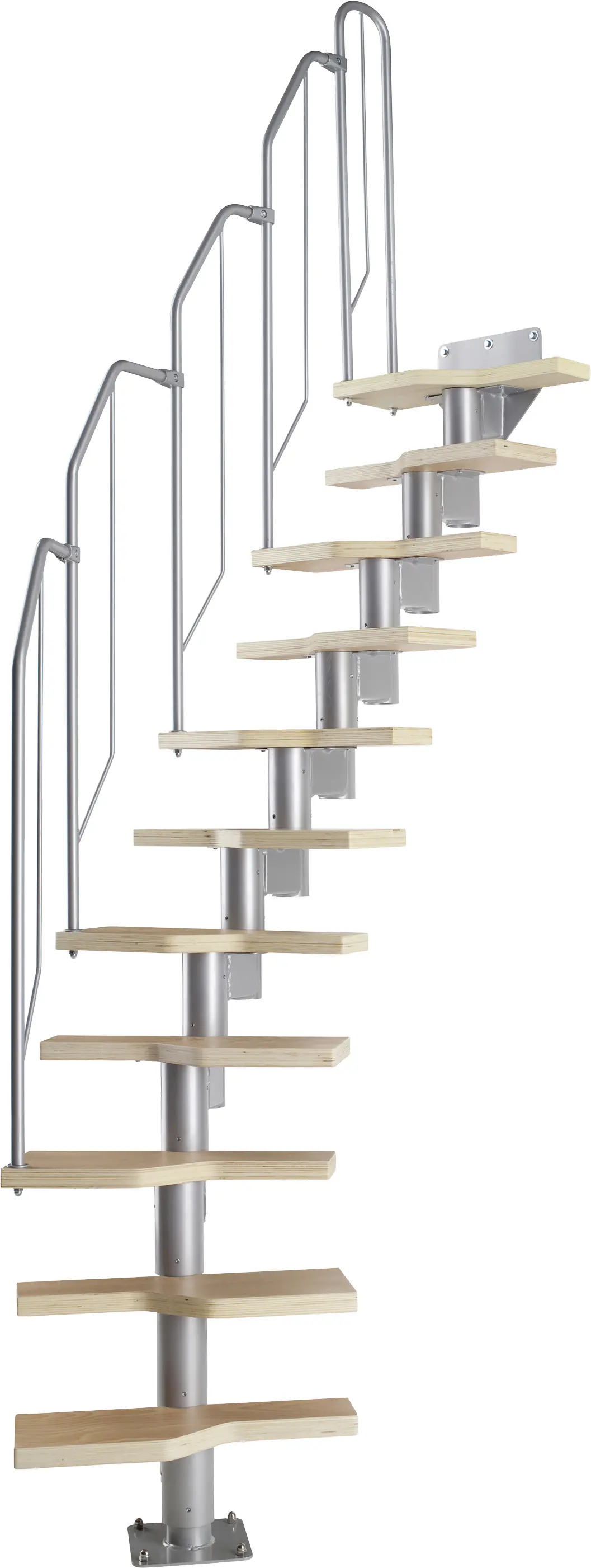 Dolle Systemtreppe Globus 11 Stufen Geschosshöhe von 222-276 cm