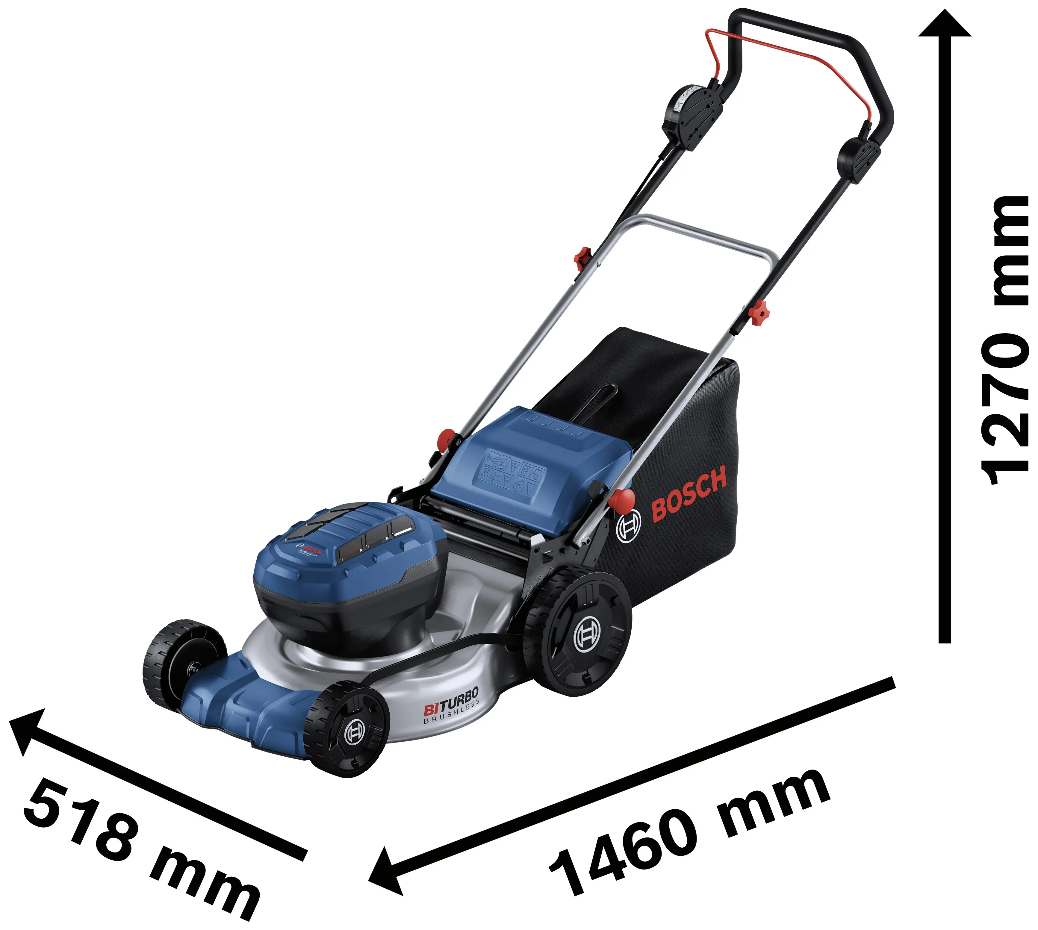 Bosch Professional Akku-Rasenmäher GRA 18V2-46 Solo