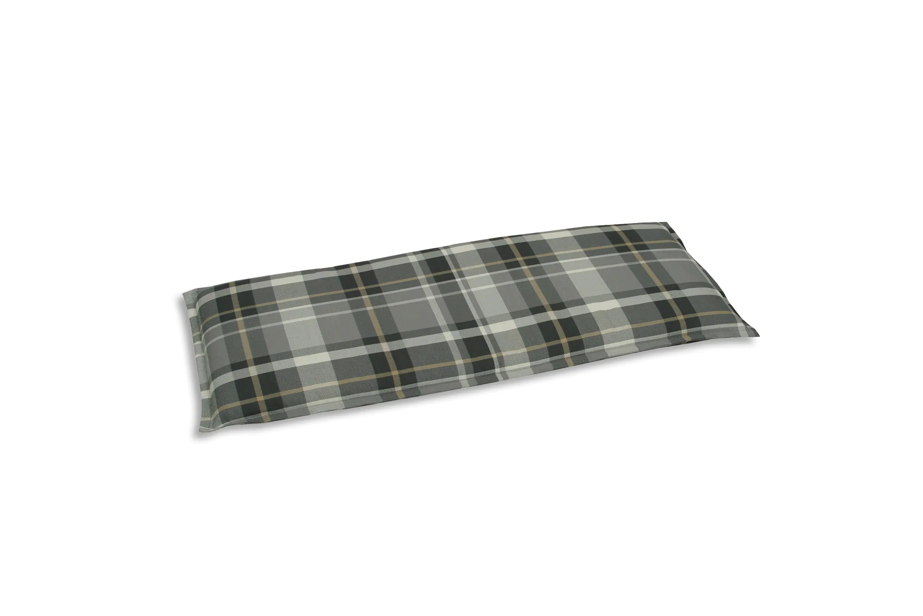 Go-De Bankauflage 115 x 48 x 6 cm grau-kariert
