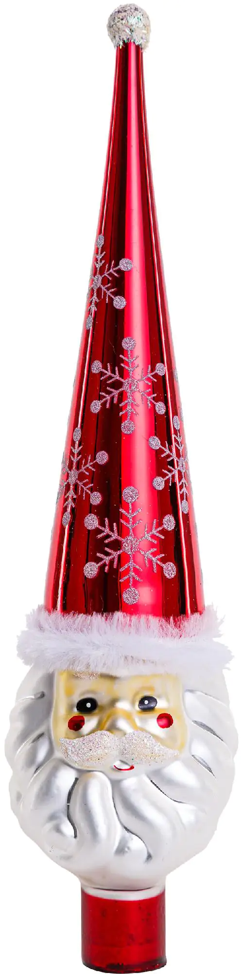 Kaemingk Weihnachtsbaumspitze rot weiß