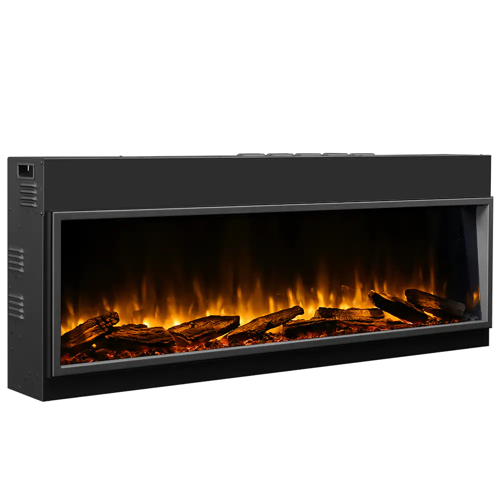 Balderia Elektrokamin schwarz Amazona 56 1000/2000 Watt 56 x 143,2 cm