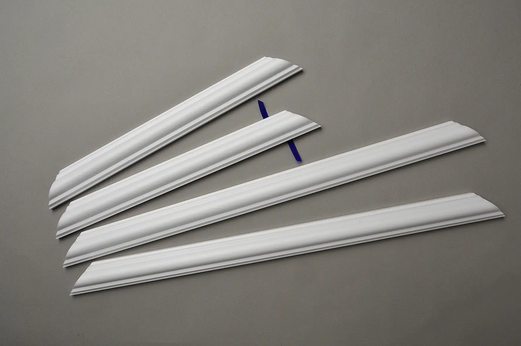 Decosa Wandkassettenset Rike weiß, 40 x 60 cm, selbstklebend