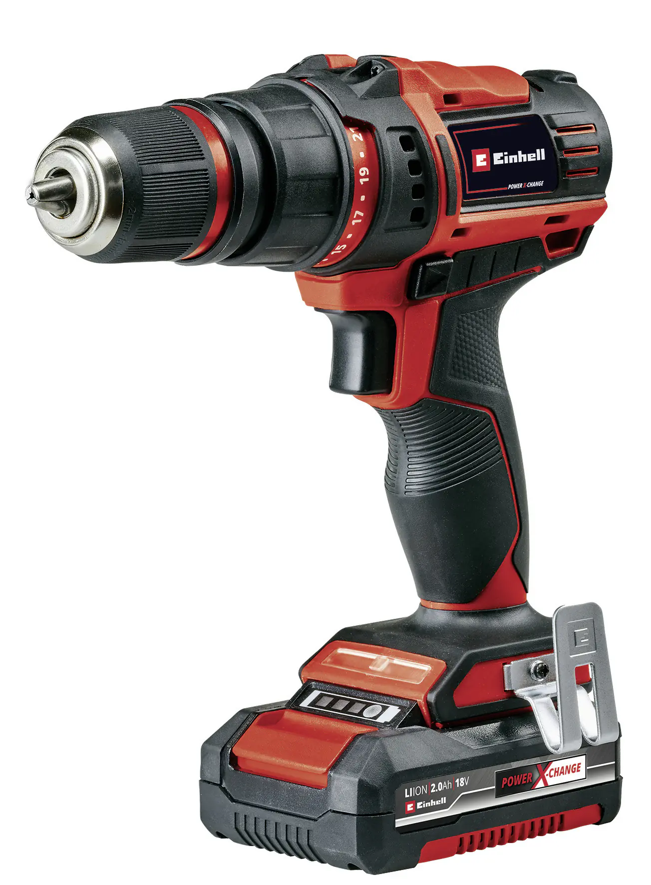 Einhell Akku-Bohrschrauber TE-CD 18/45 Li inkl. 2 x 2,0 Ah & Schnellladegerät