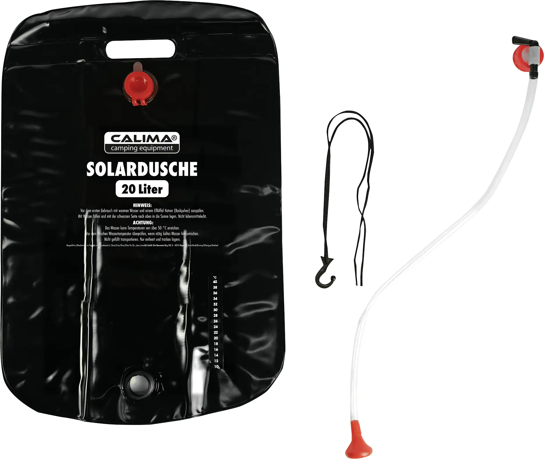 Calima Camping Solardusche 20L