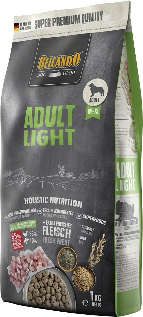 Belcando Hundetrockenfutter Adult Light 1 kg Geflügel