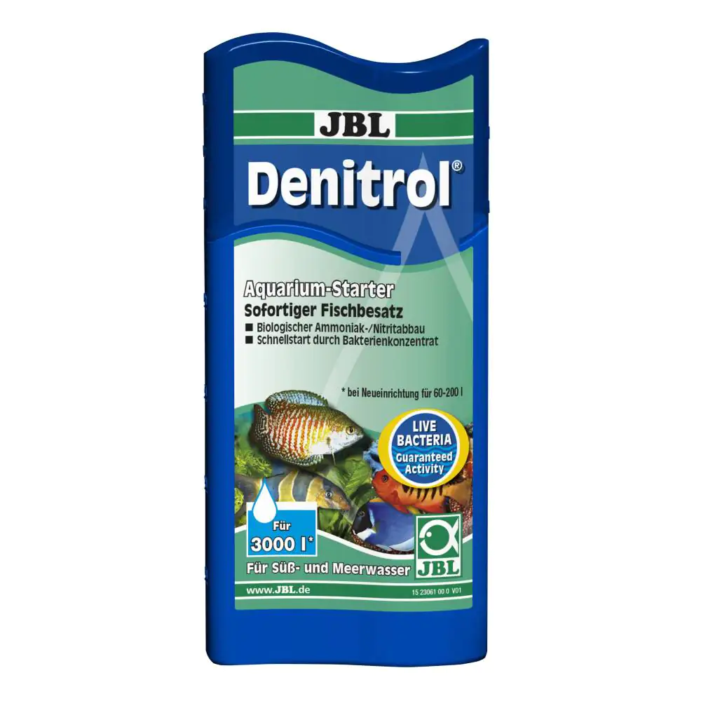 JBL Denitrol Bakterienstarter zum Einsatz von Aquarienfischen