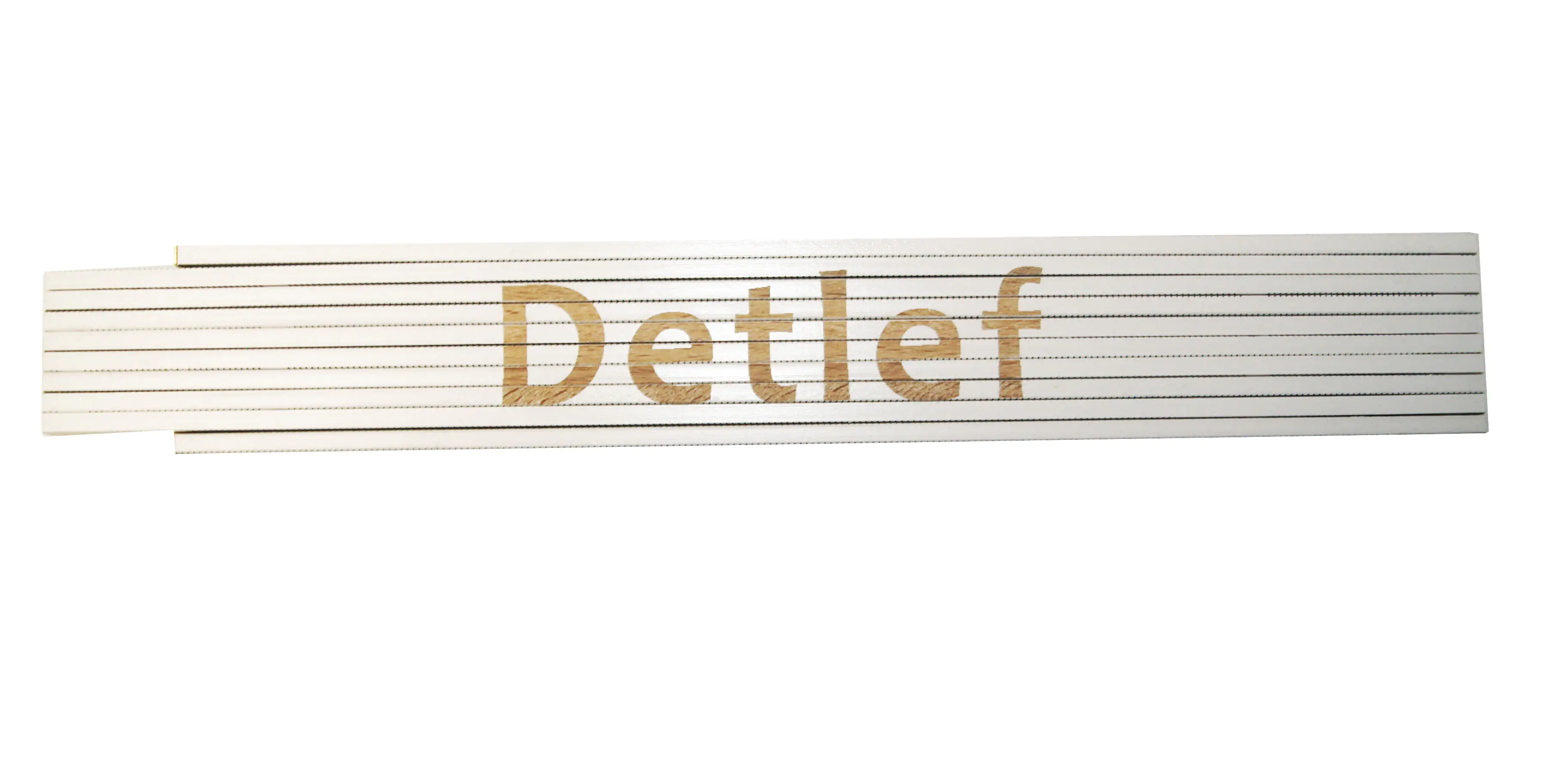Zollstock Detlef 2 m weiß