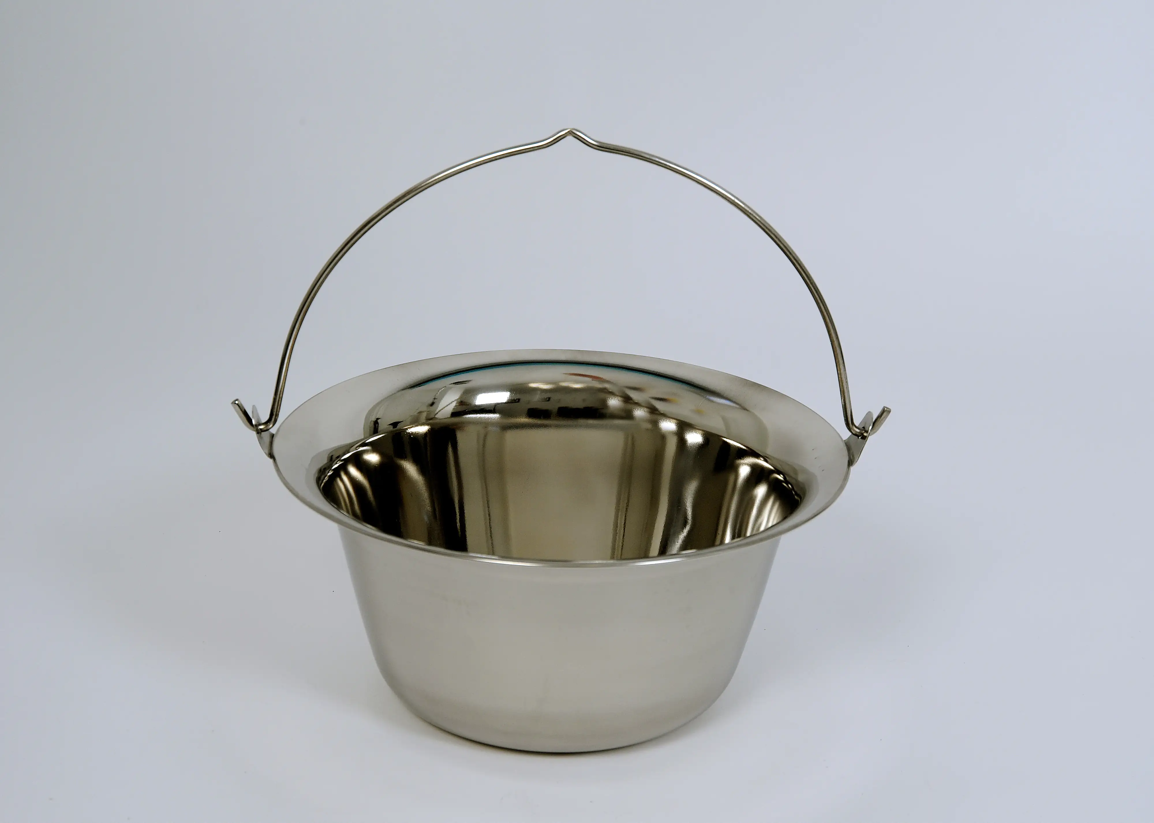 Su-Deco Gulaschkessel 10 Liter Edelstahl silber