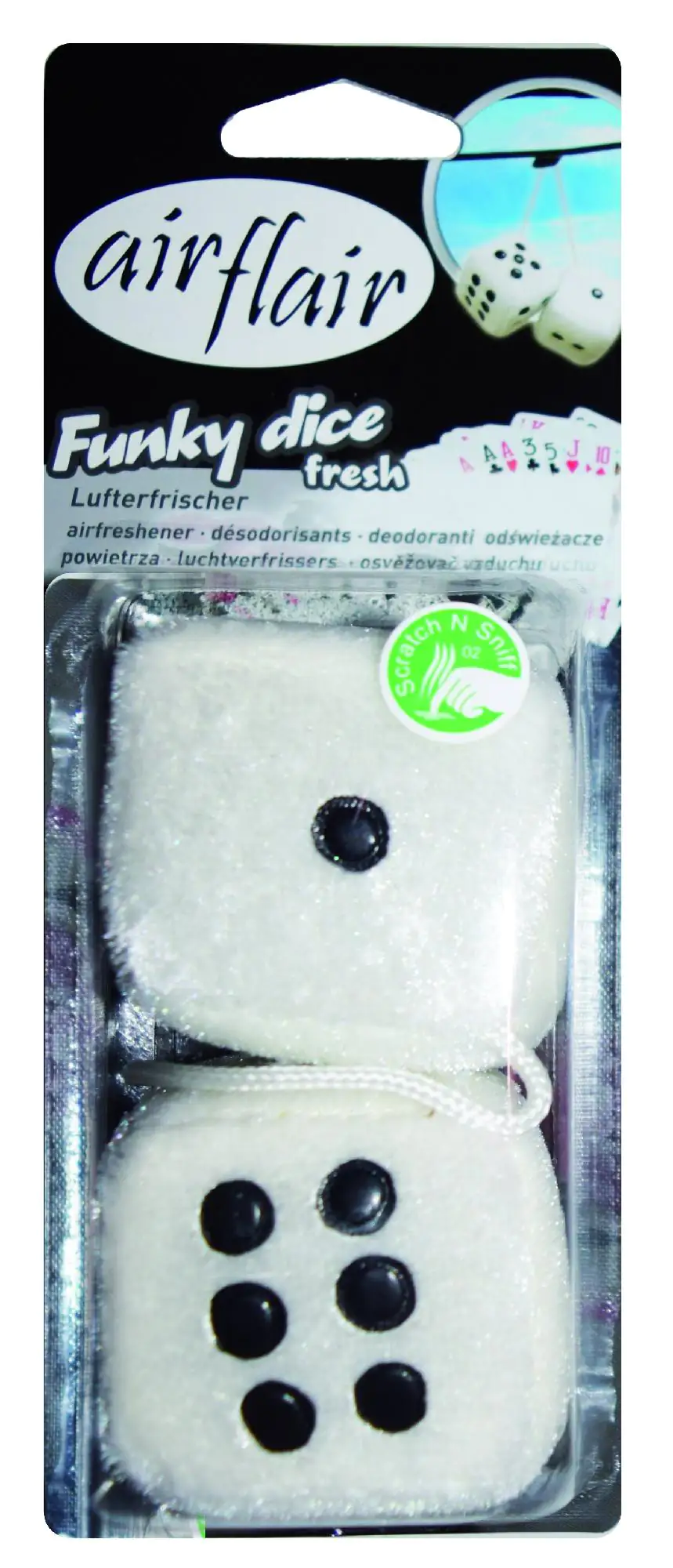 airflair Lufterfrischer Funky Dice Würfel Fresh