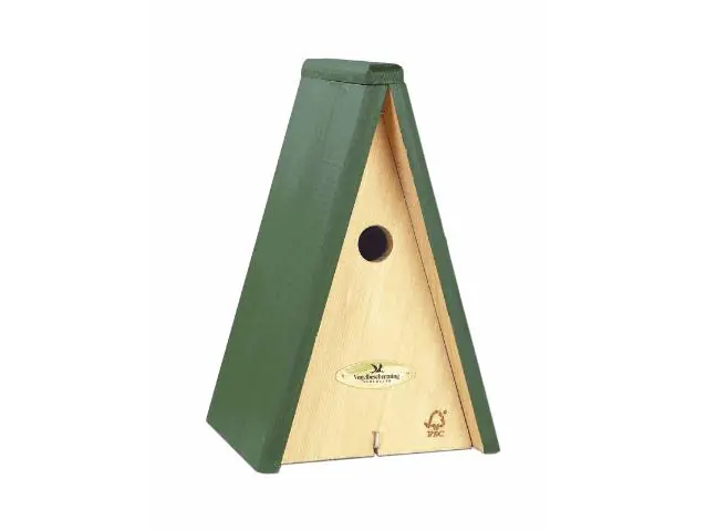 CJ Wildlife Nistkasten für Wildvögel Miami 19,5 x 16 cm natur/grün