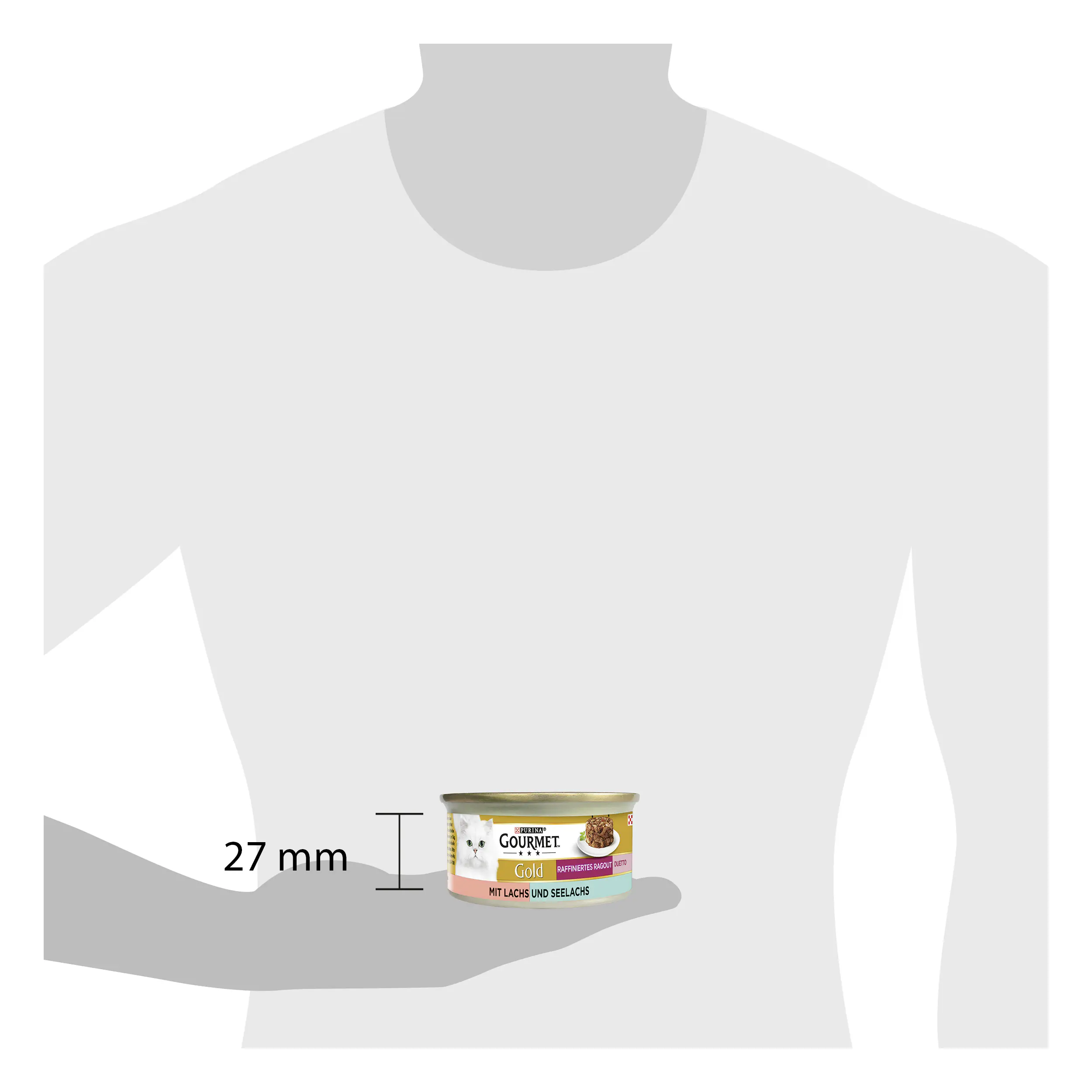 Gourmet Gold Raffiniertes Ragout Duetto mit Lachs und Seelachs 85 g