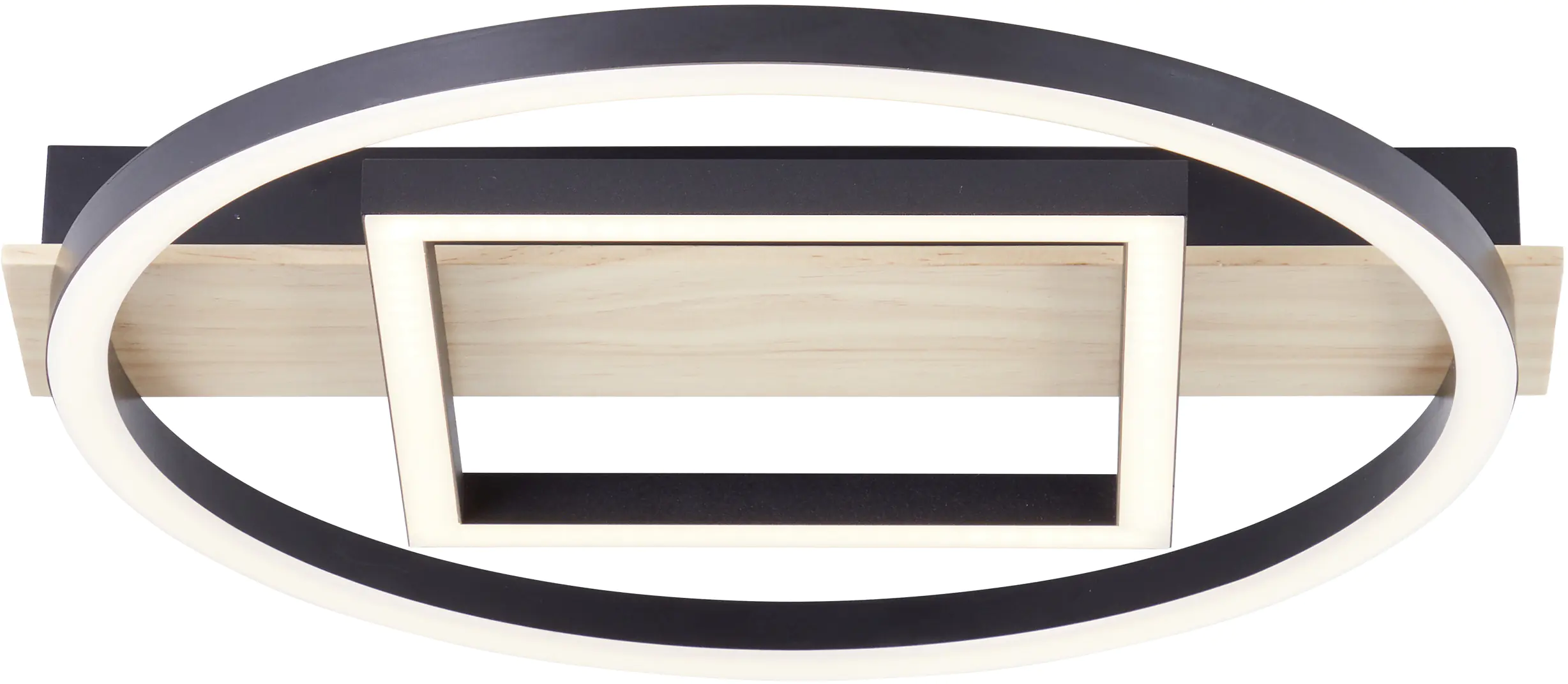 Brilliant Leuchten LED Deckenleuchte Maureen 24W, warmweiß, holz