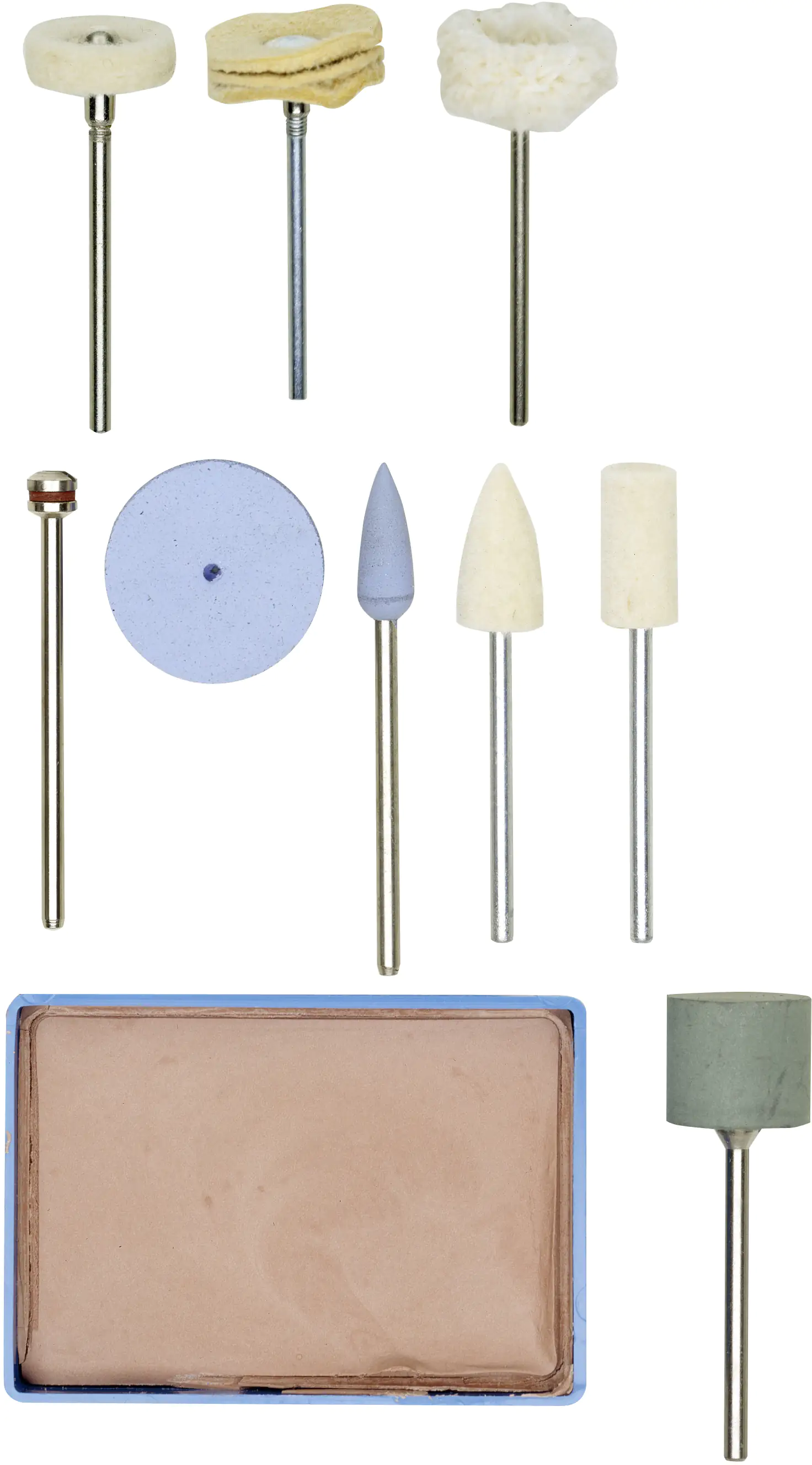 Proxxon Micromot Polierset Komplett-Set 10-teilig