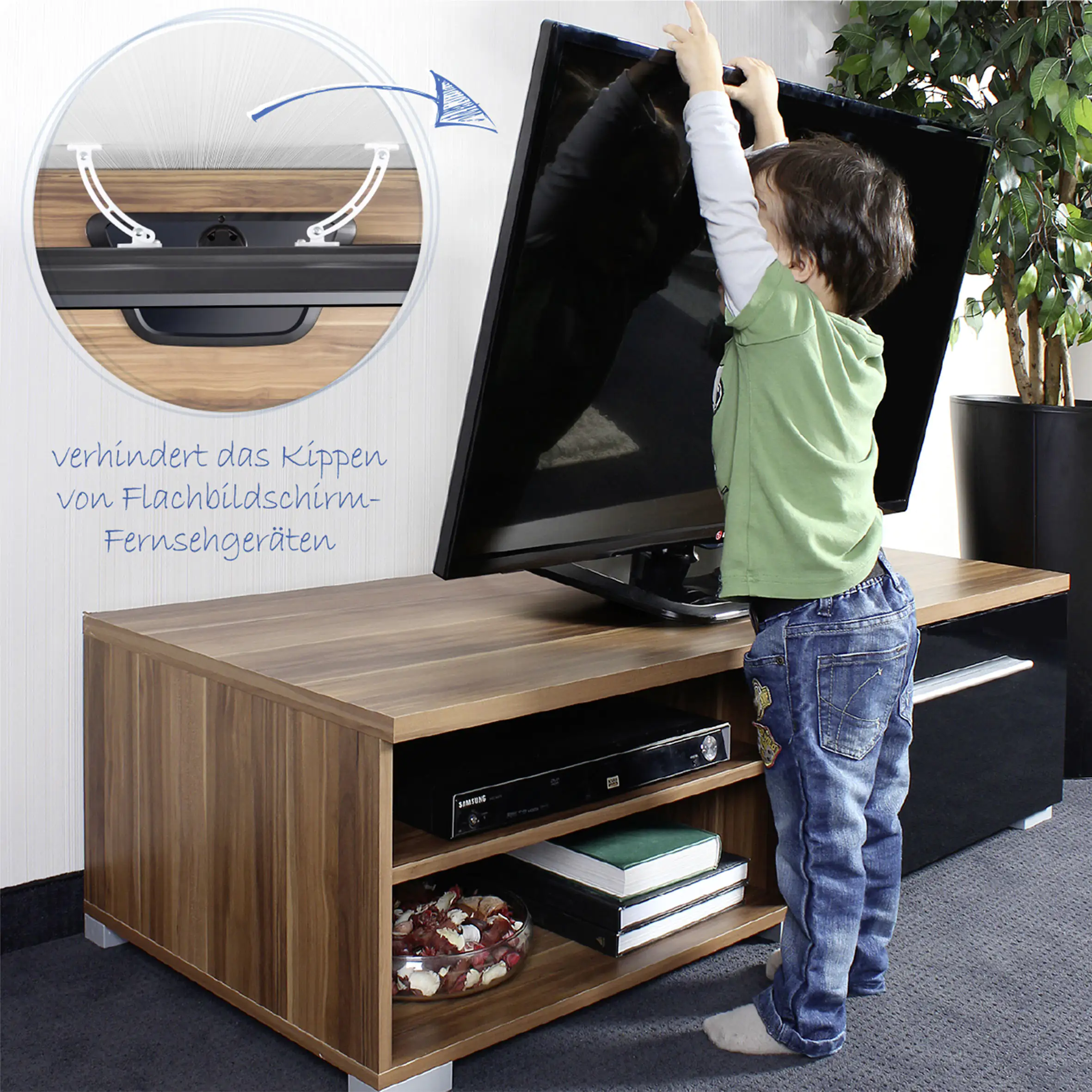 reer TV Kippsicherung Abstand 50-320 mm