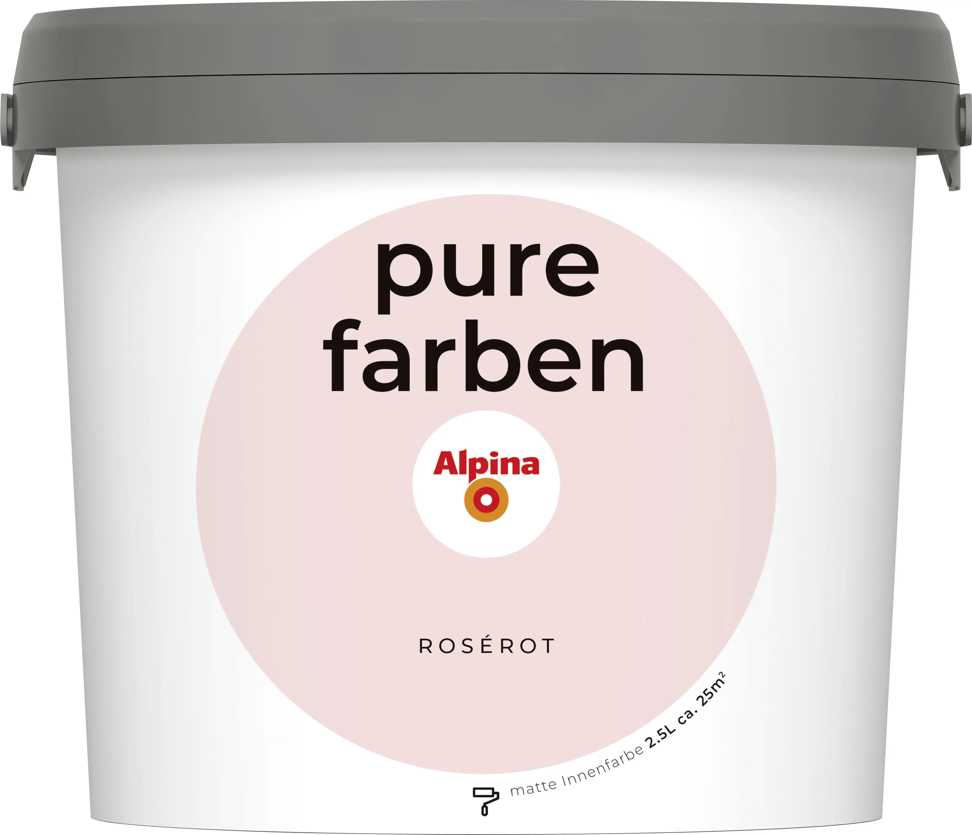 Alpina Pure Farben Wandfarbe rosérot 2,5 L