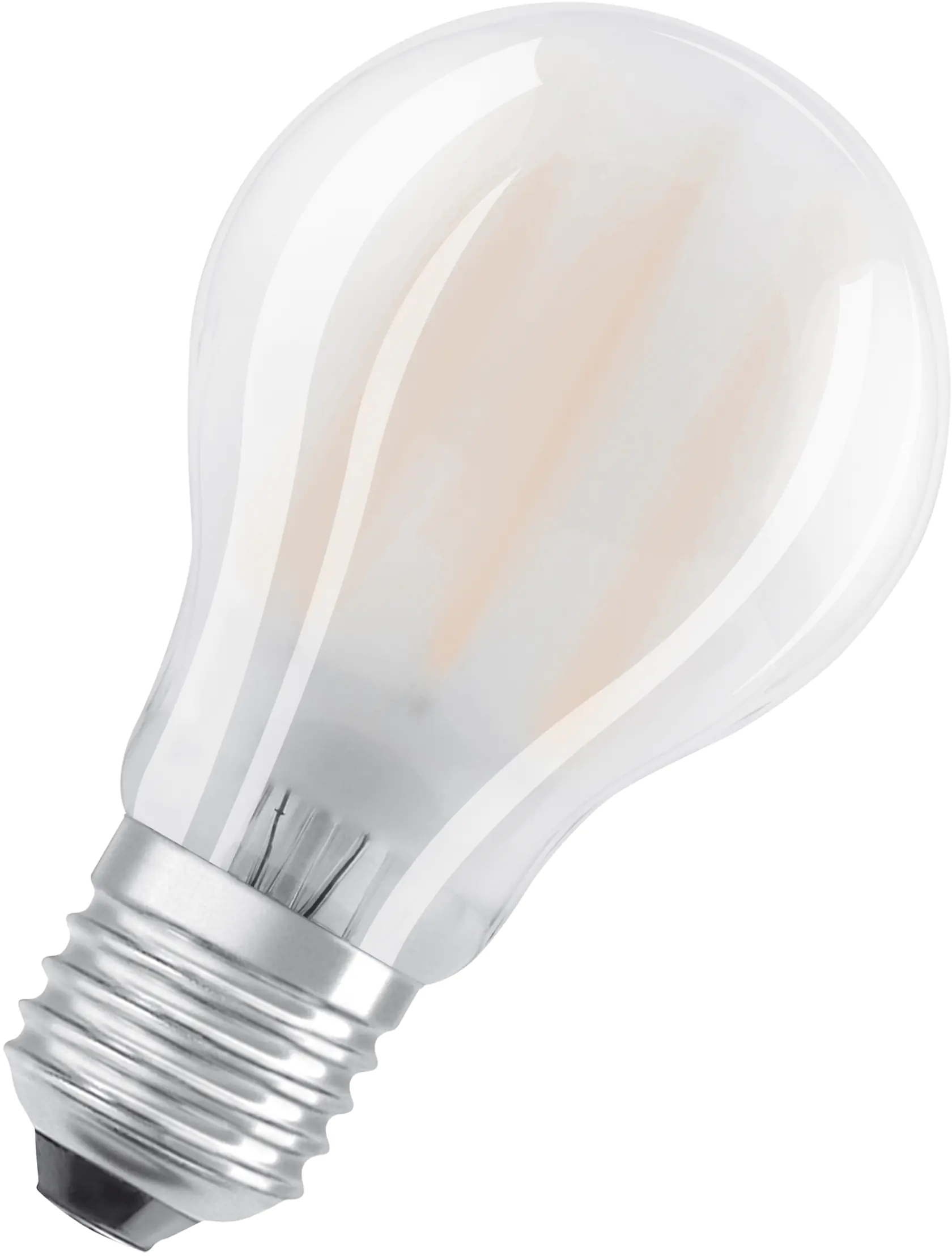 Osram LED Leuchtmittel Cla A60 E27 7W warmweiß, weiß matt