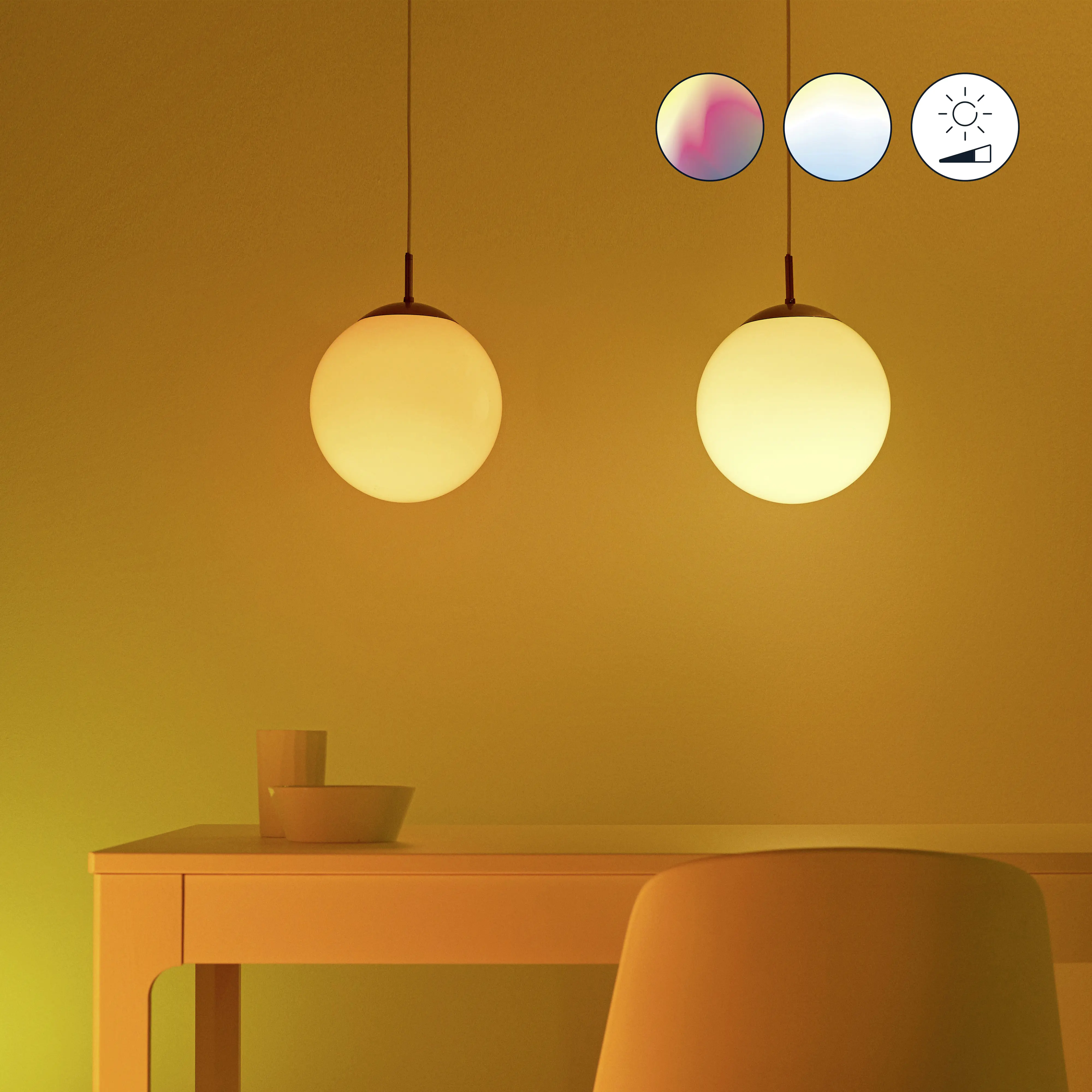 WIZ LED-Leuchtmittel Globe G95 E27 11W warmweiß bis kaltweiß smart RGB