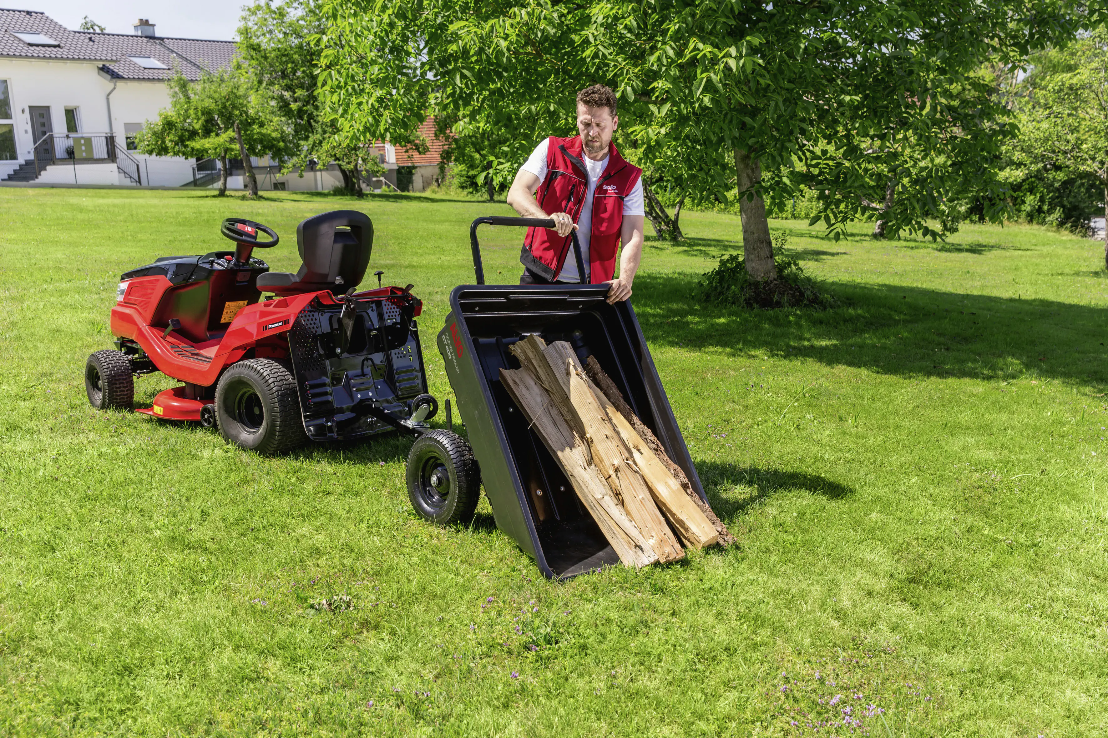 AL-KO Rasentraktor-Anhänger Combi Trailer CT 400 für Traktoren