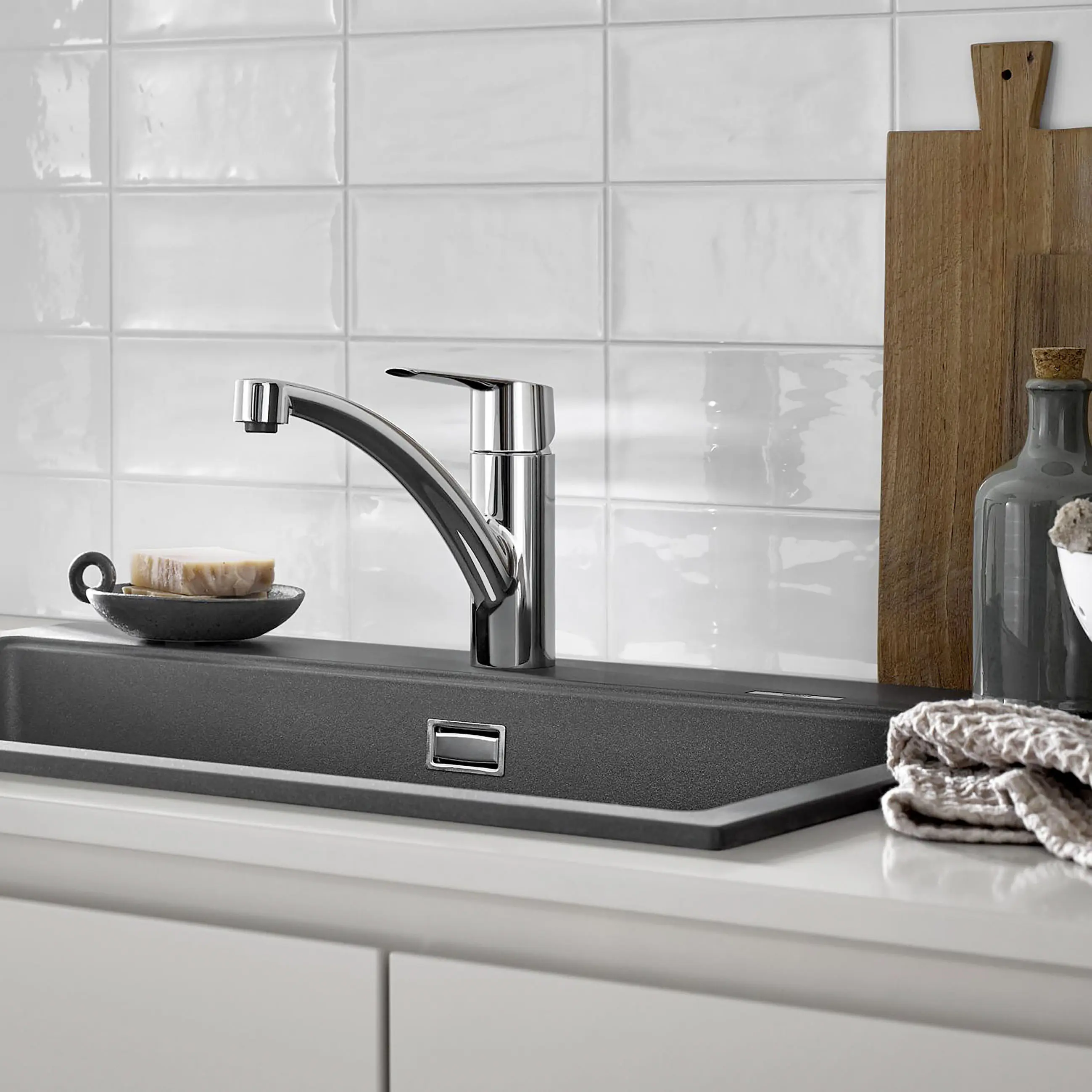 Grohe Quickfix Küchenarmatur Start chrom