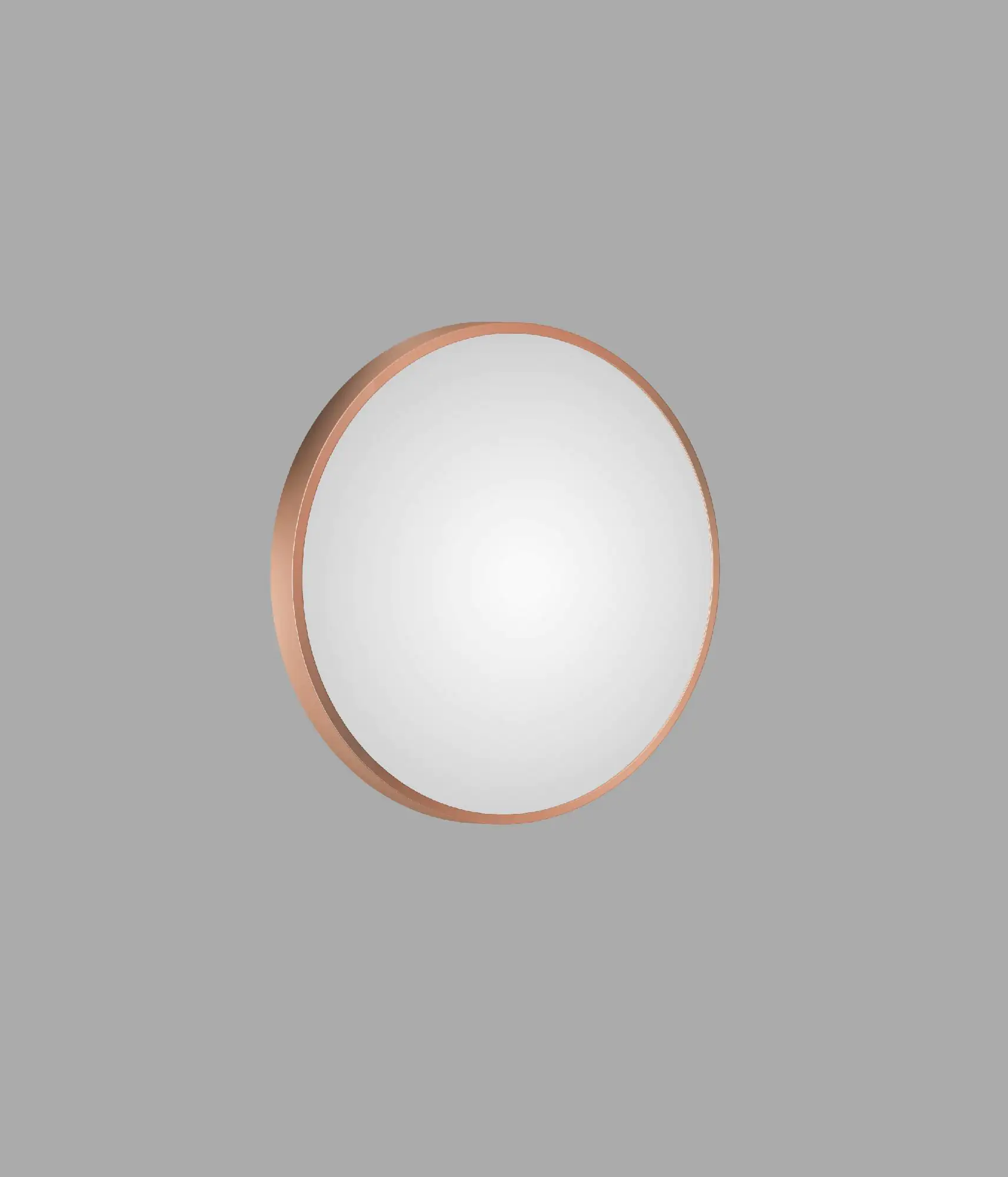DSK Design Spiegel Silver Coiffeur Ø50 cm, kupfer