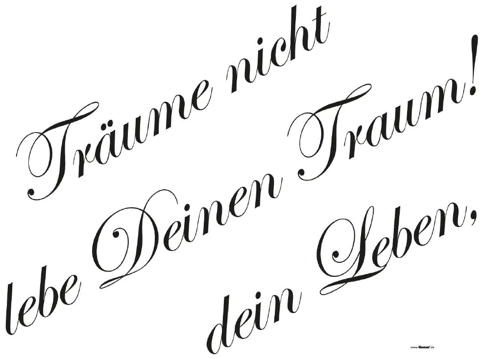 Komar Decosticker Träume 50 x 70 cm