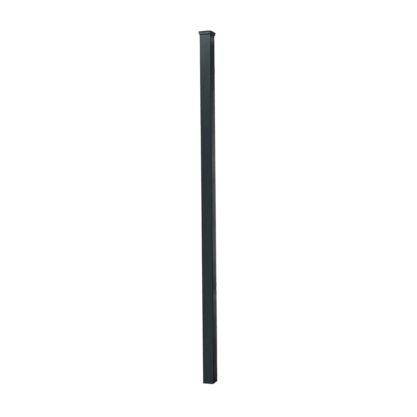 Floraworld Zaunpfosten 240 x 7,6 cm anthrazit