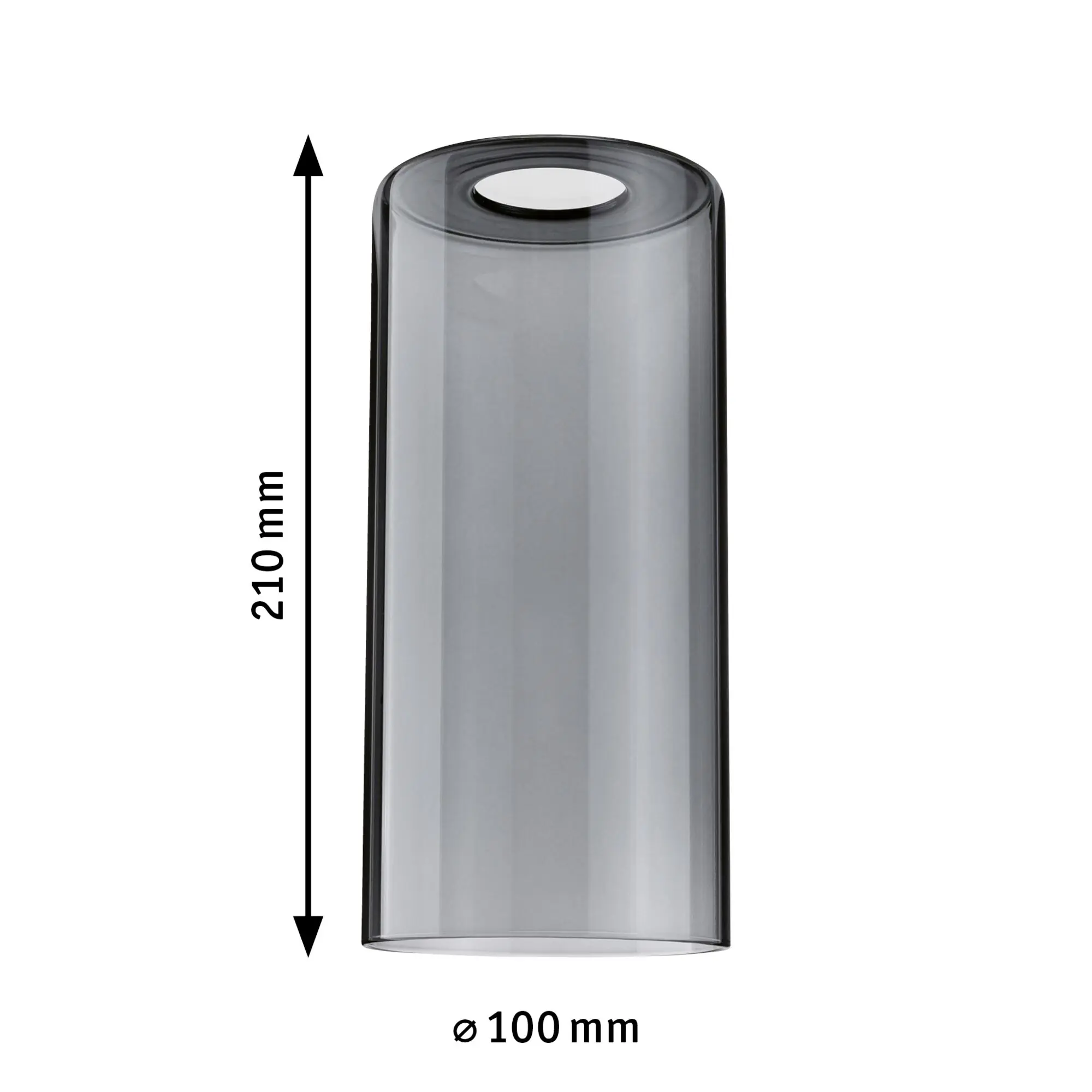 Paulmann URail Lampenschirm Raja 2Easy Rauchglas 10 x 21 cm 
