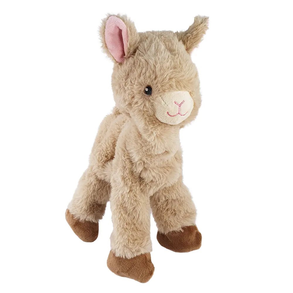 Nobby Hundespielzeug Plüschalpaka mit Seil innenliegend 30 cm