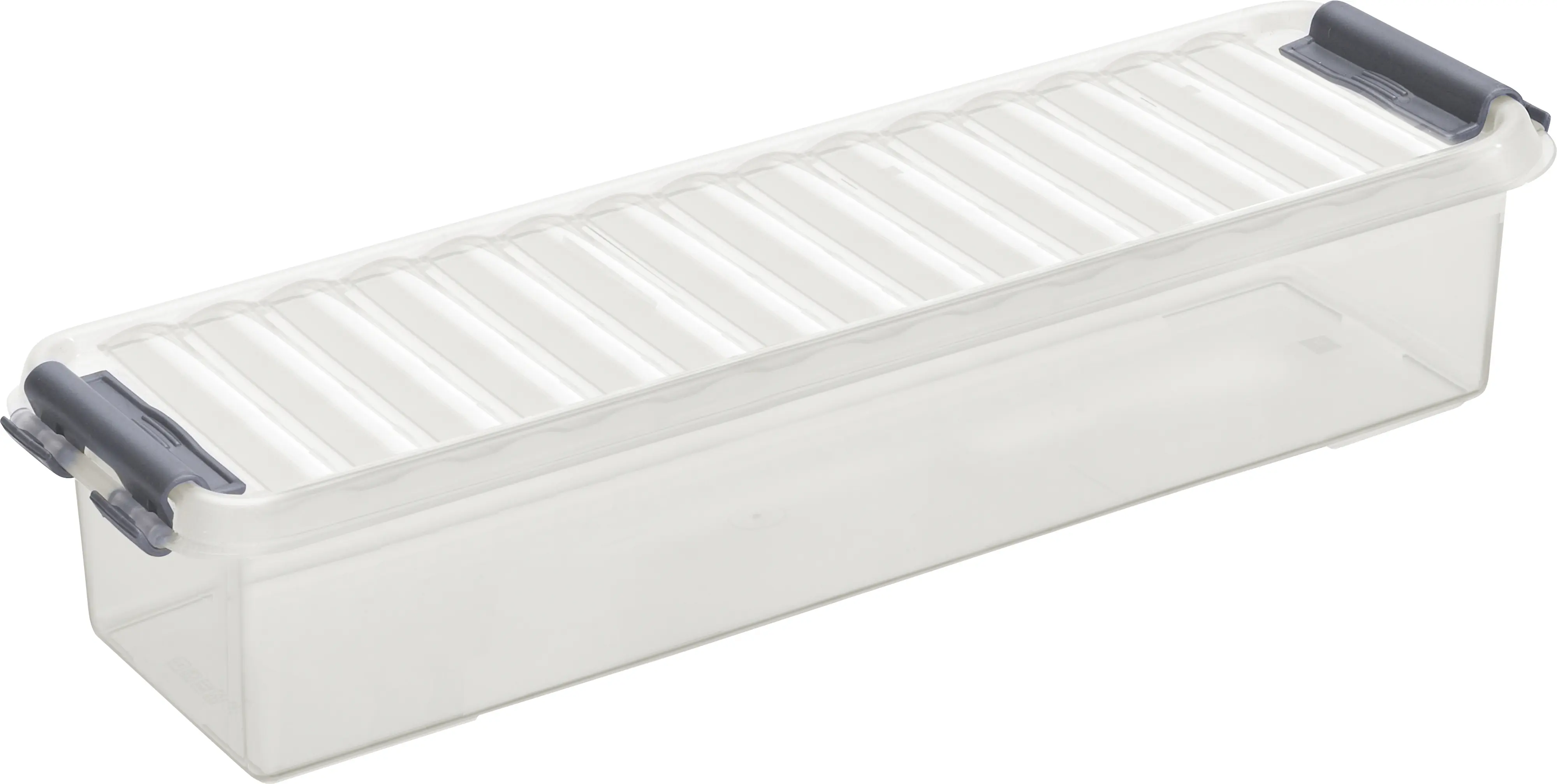 Sunware Aufbewahrungsbox Q-Line mit Deckel 27 x 8,4 cm 0,9 L transparent