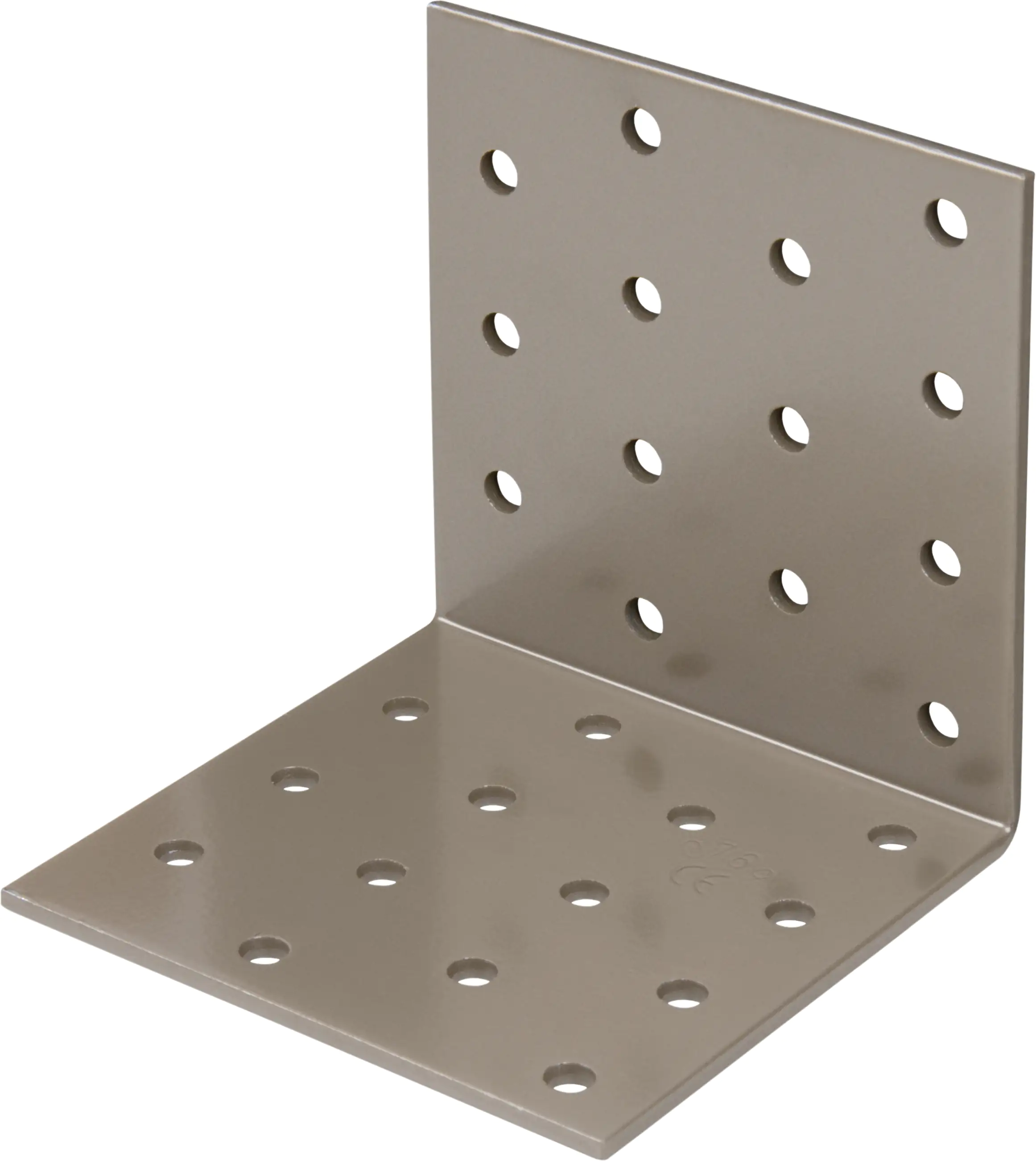 Alberts Duravis Lochplattenwinkel perlbeige, 80 x 80 x 80 mm