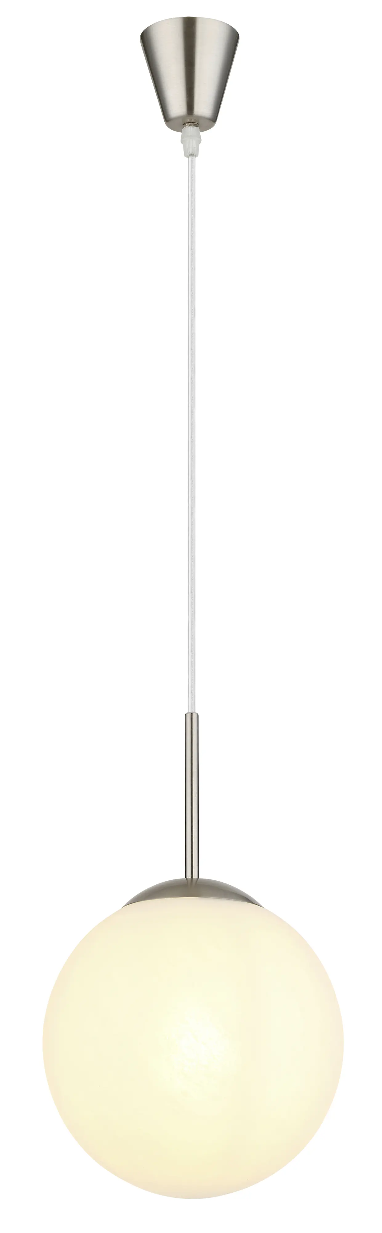 Globo Hängeleuchte Kop Ø 25 x 120 cm nickel matt