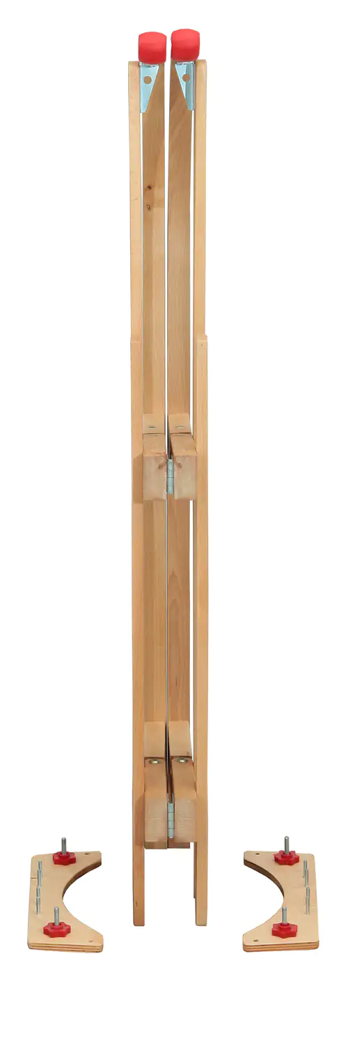 Holz-Faltschlitten klappbar 110 cm mit Zugseil