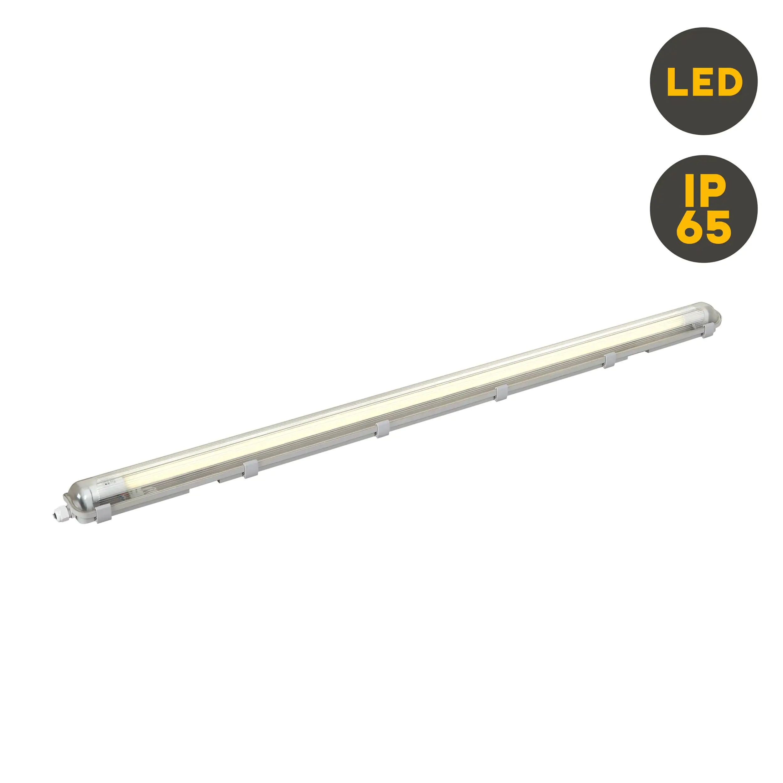 Light & More LED Feuchtraumleuchte 127 cm G13 18 W neutralweiß