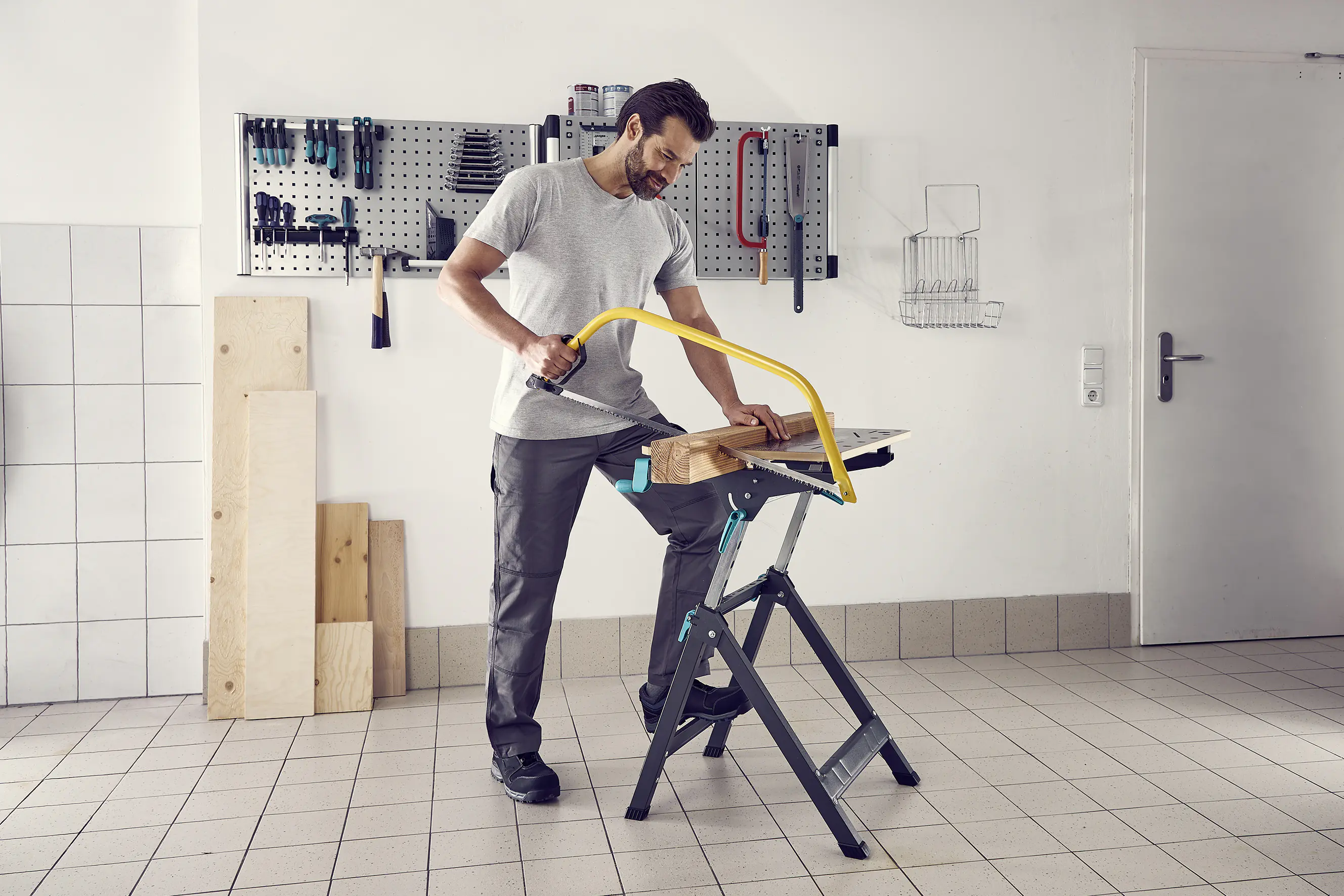 Wolfcraft Maschinen- und Spanntisch Master 750 Ergo höhenverstellbar