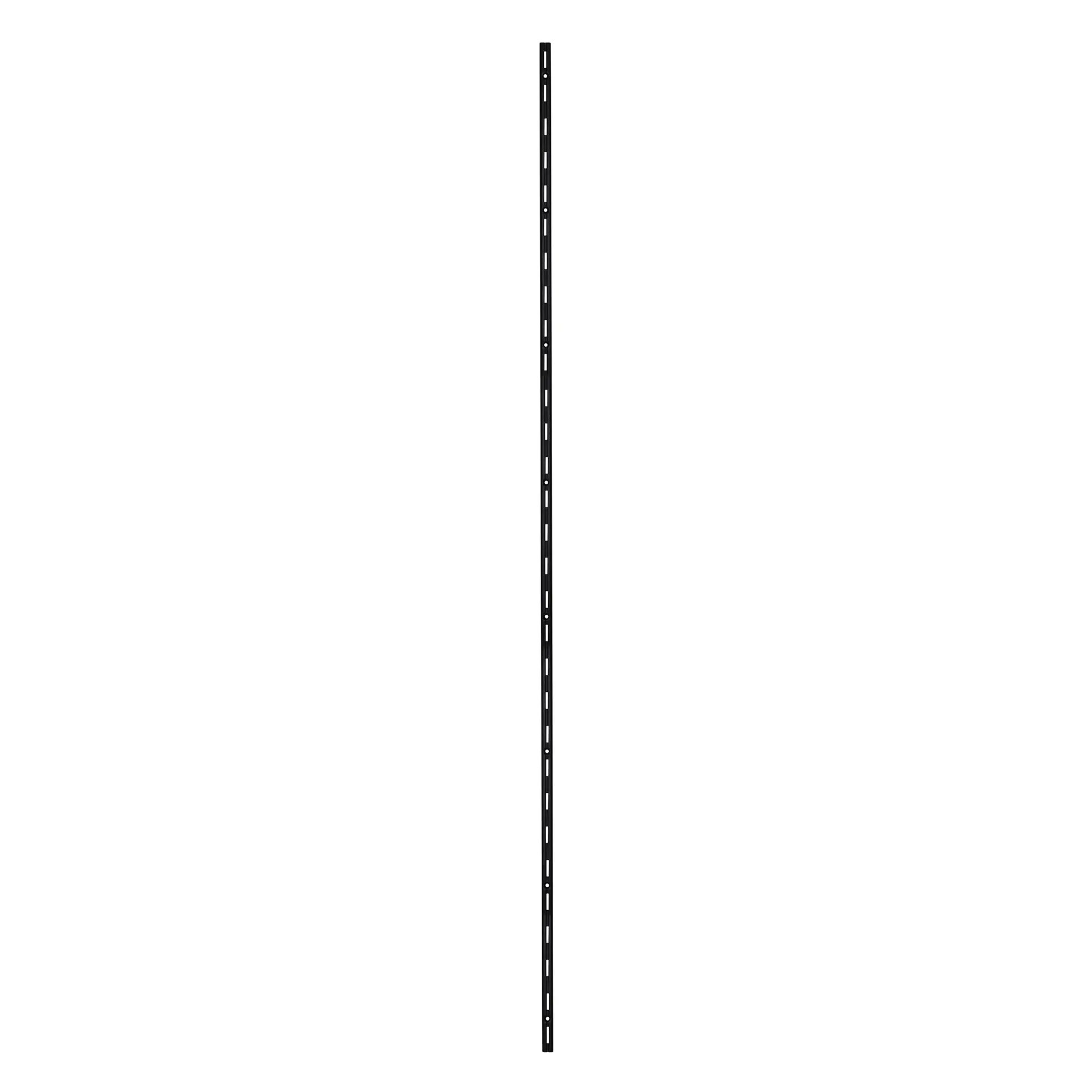 TrendLine Wandschiene 1-reihig schwarz 150 x 1,5 cm