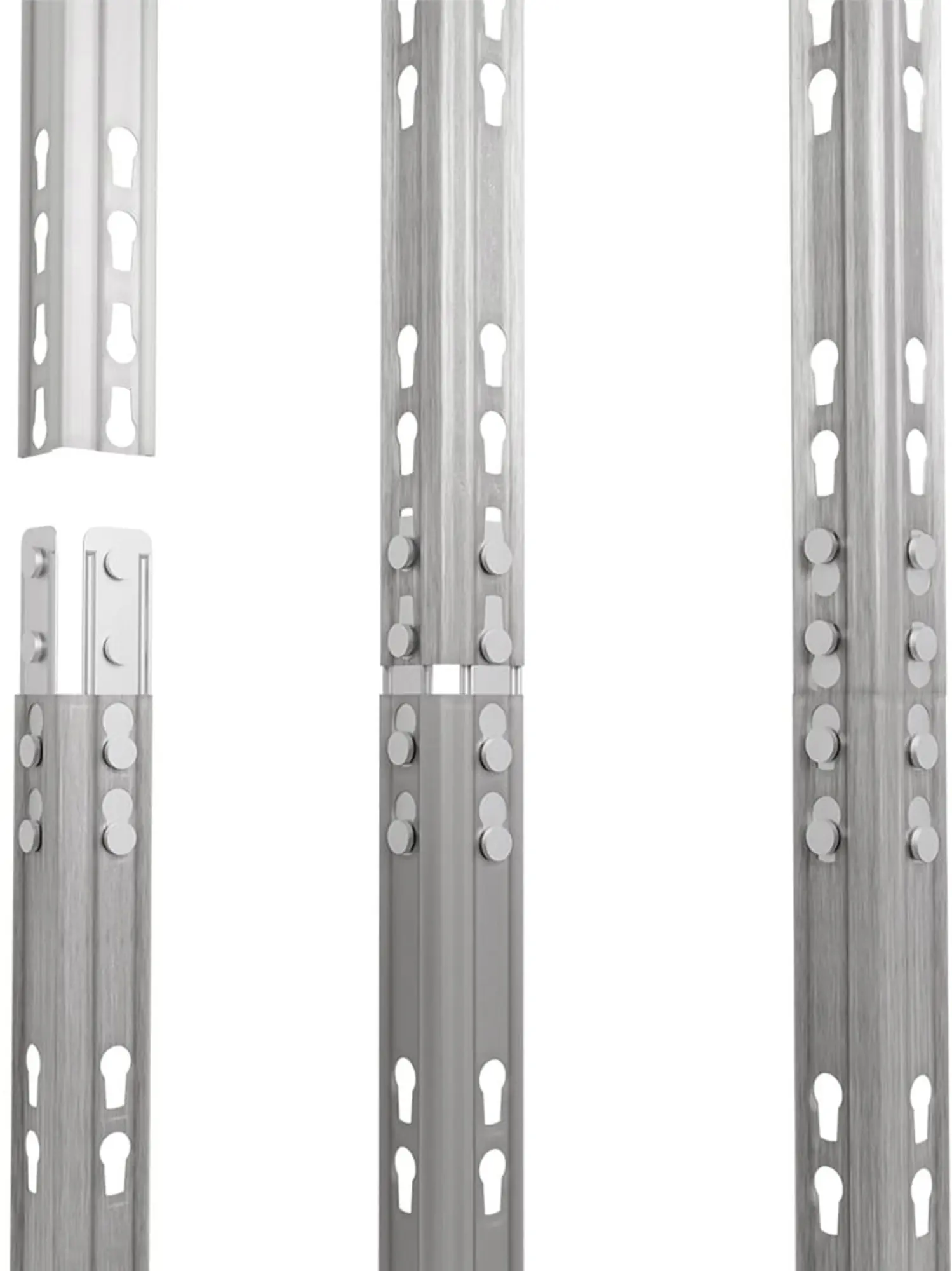 Ar Shelving Regal Rivet Allroad Kunststoff 180 x 100 cm 4 Böden 400 kg