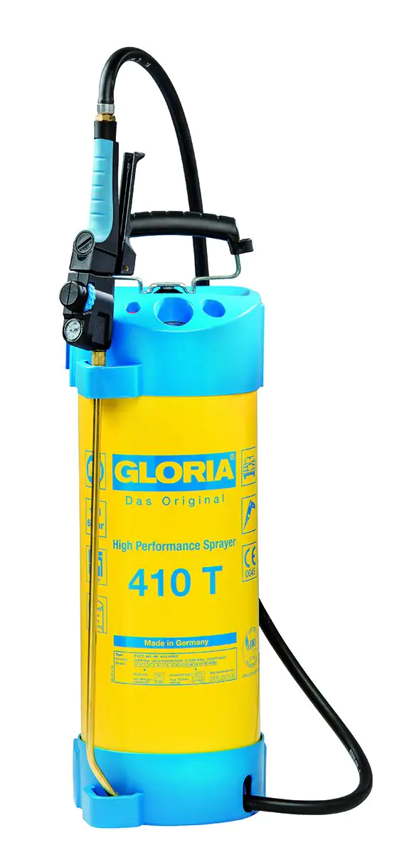 Gloria Hochleistungssprühgerät 410 T Drucksprüher mit Zeigermanometer 10 L