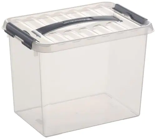 Sunware Aufbewahrungsbox Q-Line mit Deckel 30 x 20 cm 9 L transparent