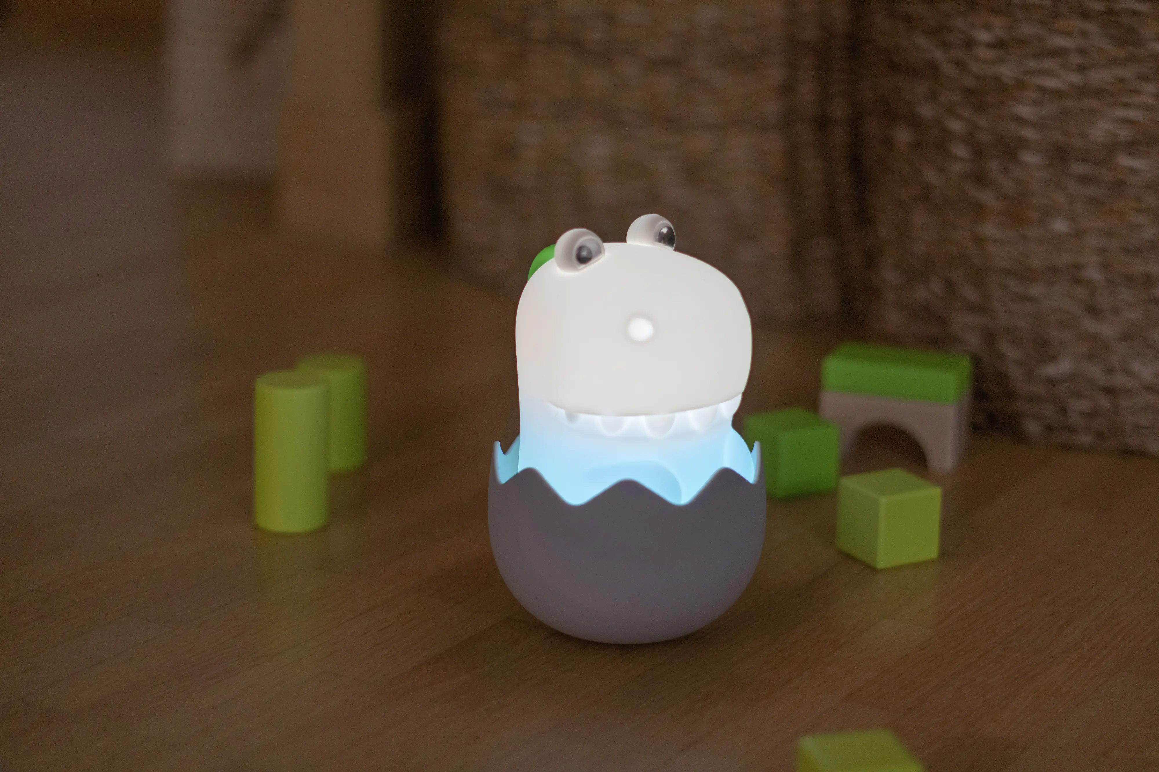 Megalight LED Deko Licht Diggy Dino 3W, 1.500mAh, weiß, grün