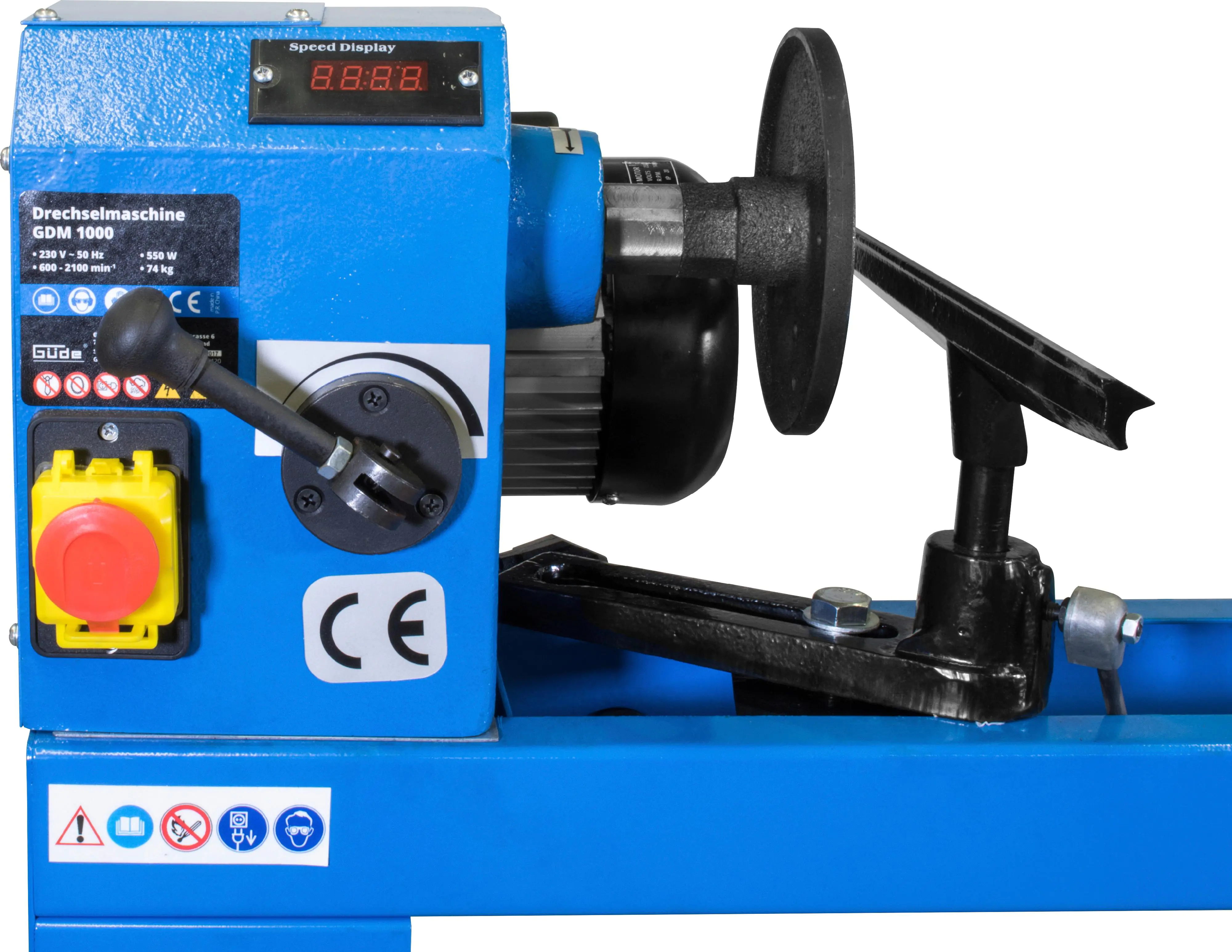 Güde Drechselmaschine GDM 1000 550 W 600-2.100 min-1