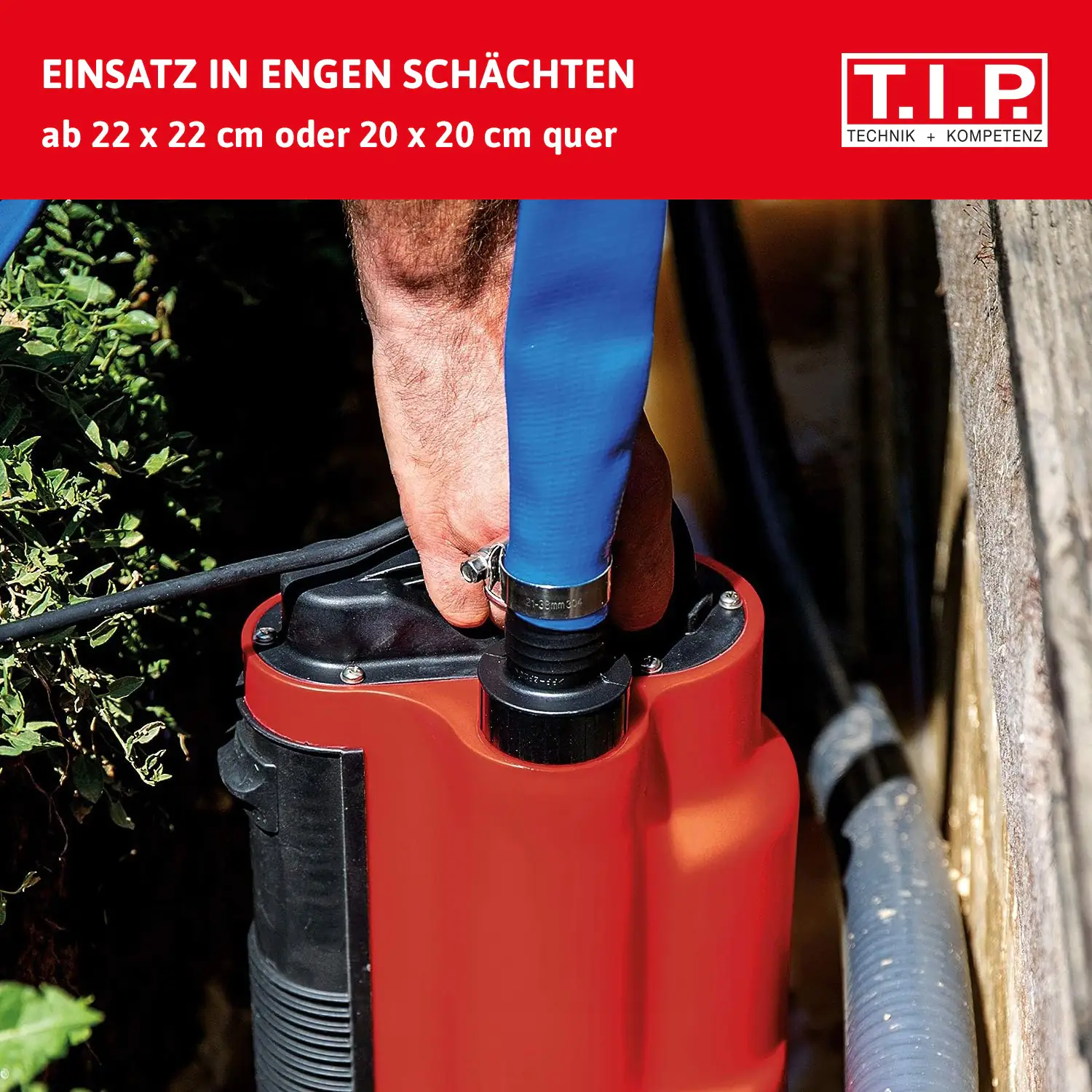 T.I.P. Schmutzwasser-Tauchpumpe I-COMPAC 7500