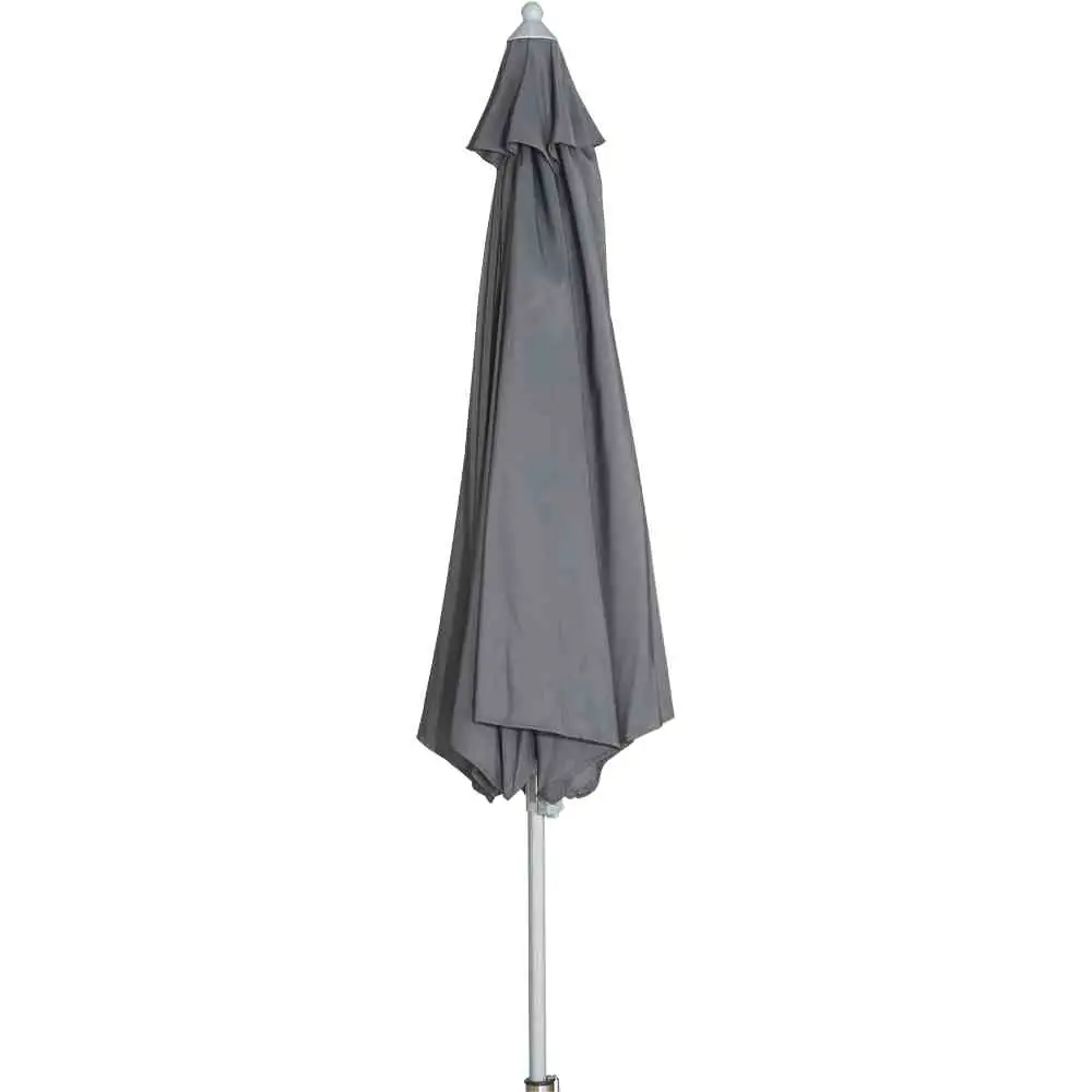Siena Garden Sonnenschirm Push Pro silber-grau Ø 300 cm